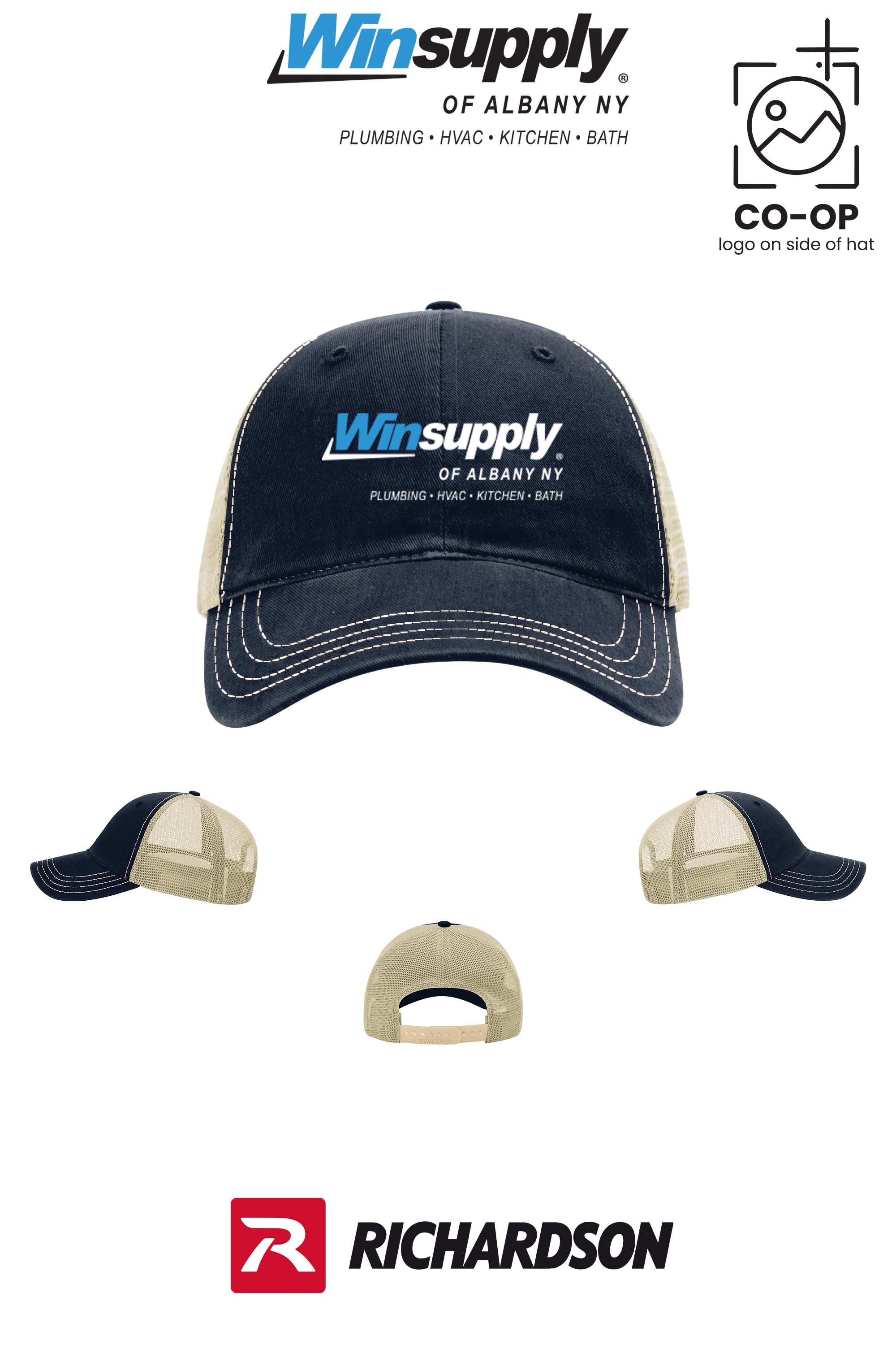 Richardson 111 Garment Washed Trucker - Winsupply of Albany NY