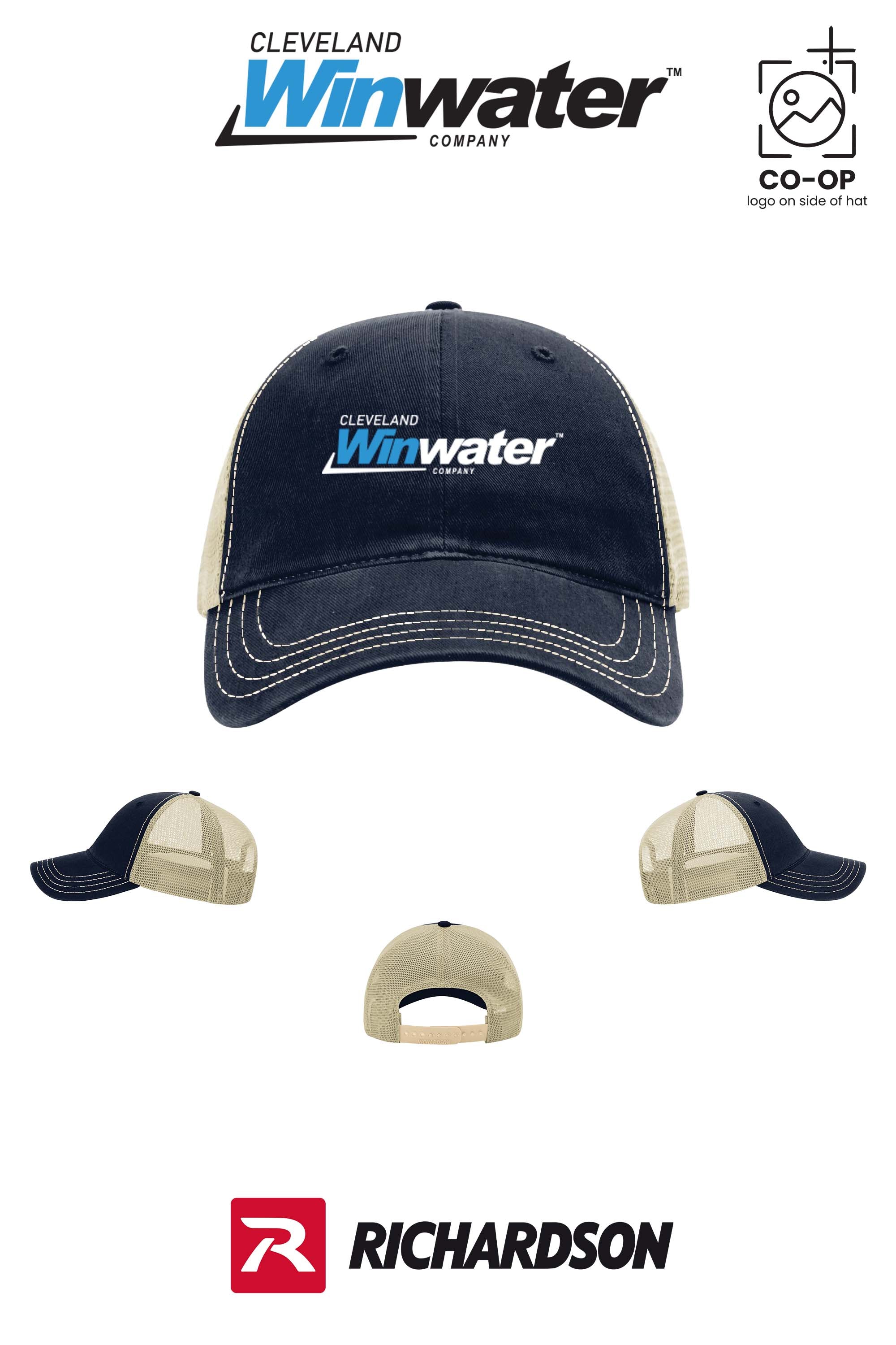 Richardson 111 Garment Washed Trucker - Winwater of Cleveland