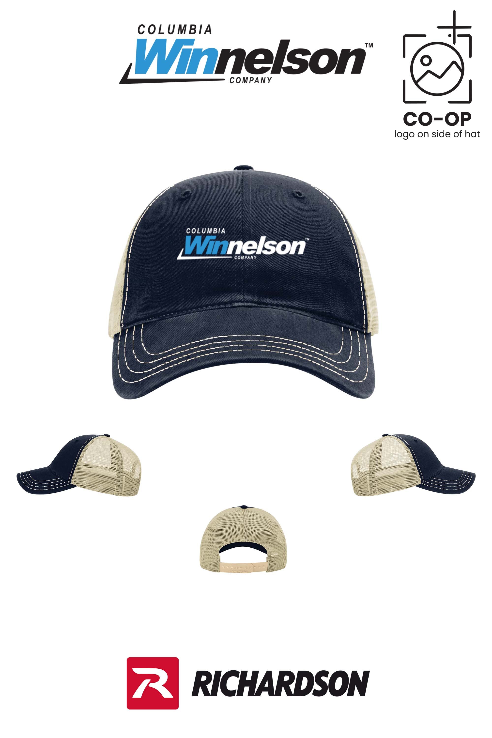 Richardson 111 Garment Washed Trucker - Columbia MO Winnelson