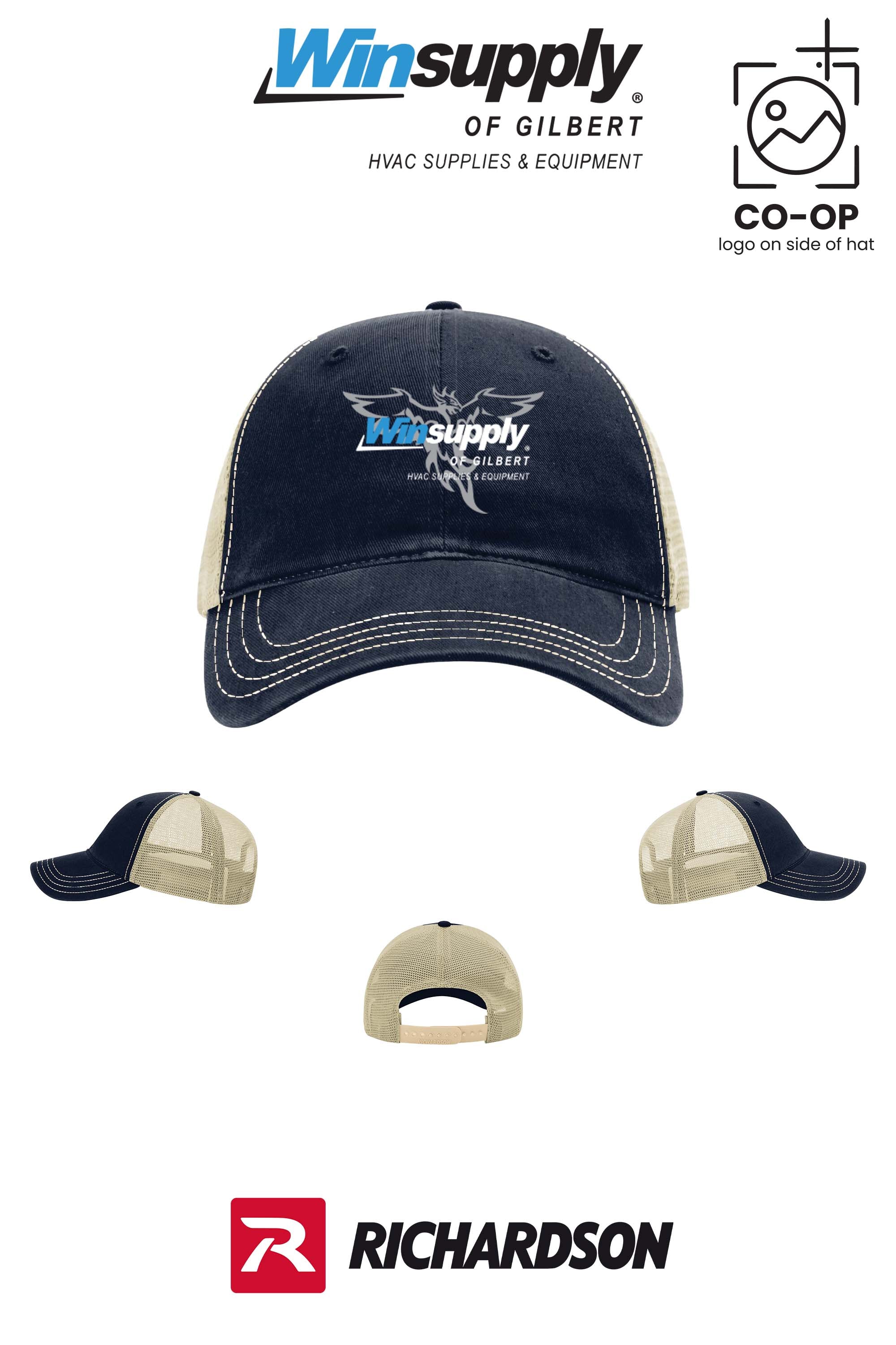 Richardson 111 Garment Washed Trucker - Winsupply of Gilbert