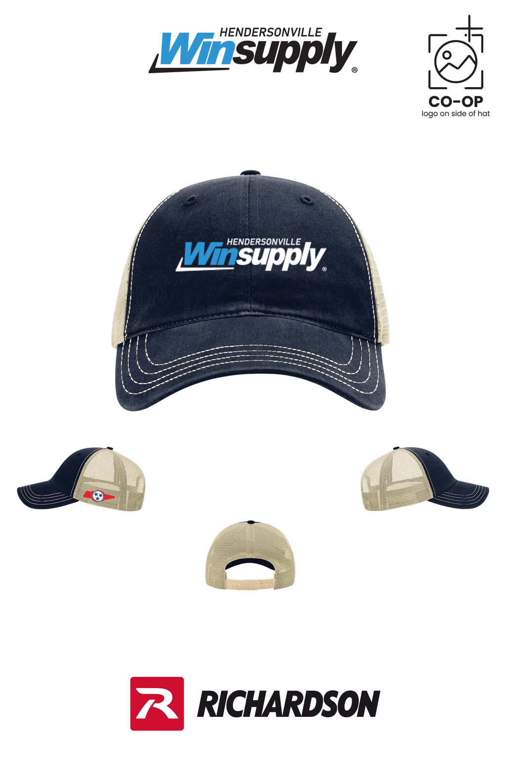 Richardson 111 Garment Washed Trucker - Winsupply of Hendersonville