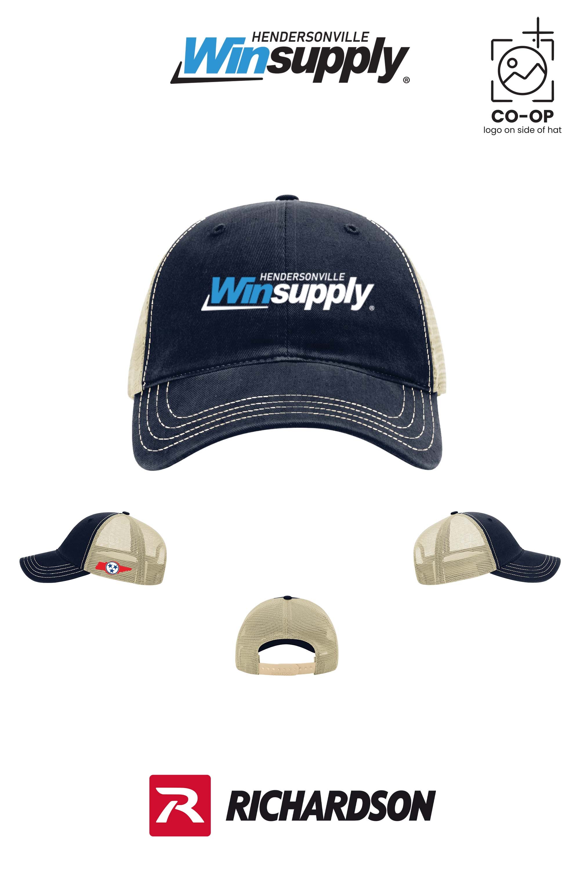 Richardson 111 Garment Washed Trucker - Winsupply of Hendersonville