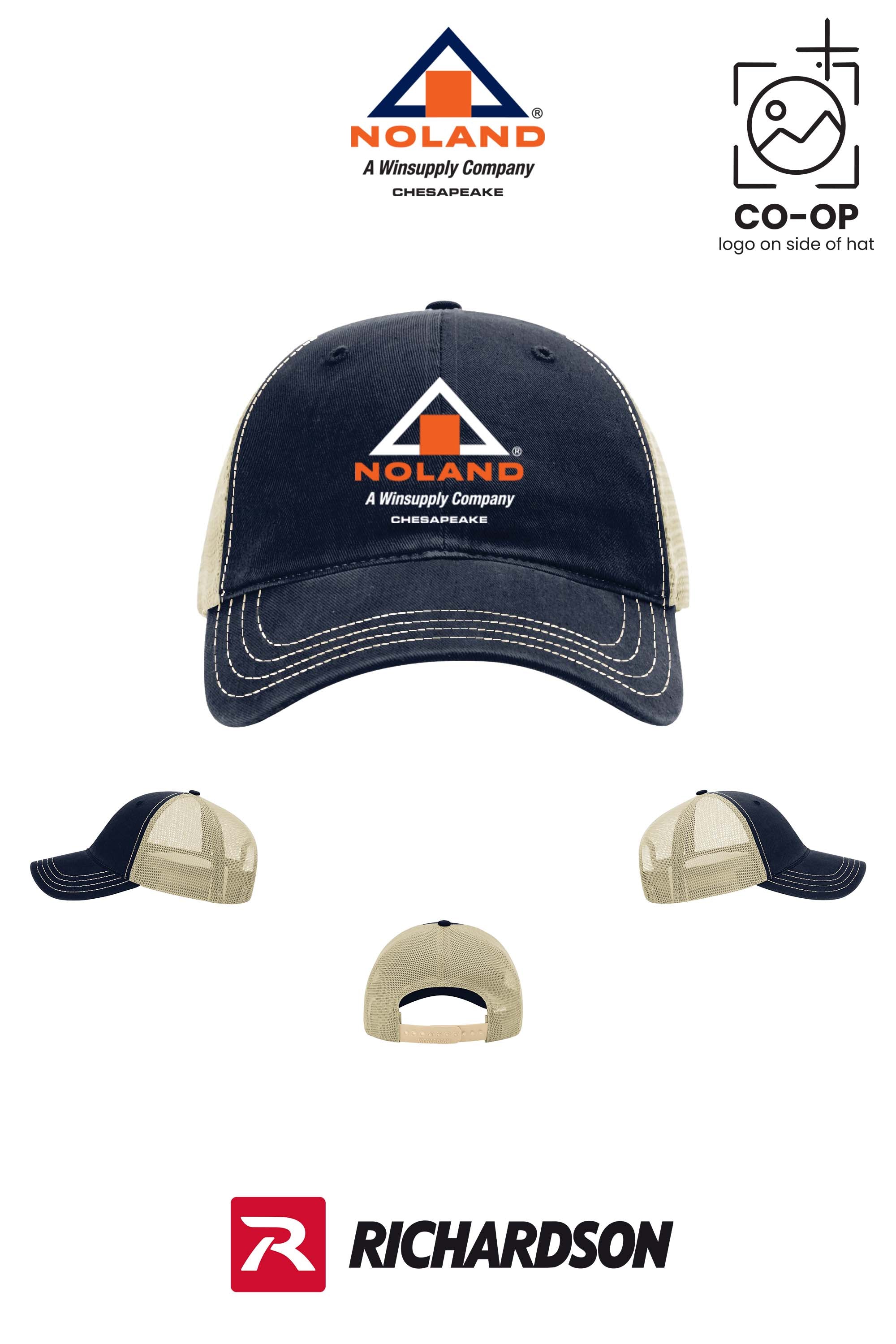 Richardson 111 Garment Washed Trucker - Noland Company Chesapeake