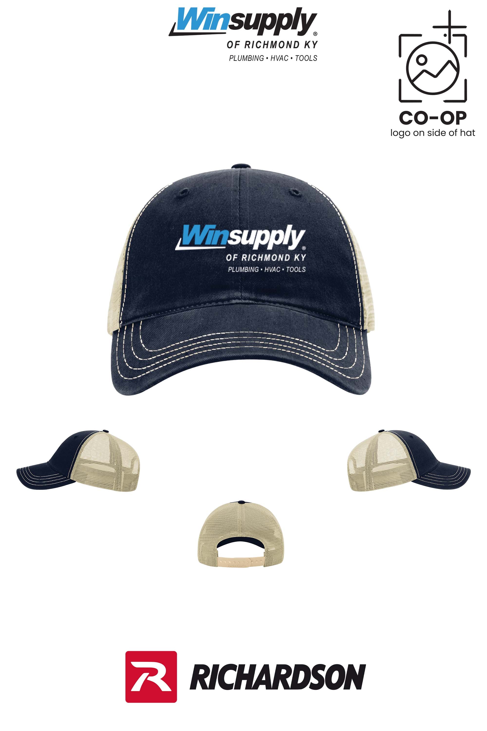 Richardson 111 Garment Washed Trucker - Winsupply of Richmond KY