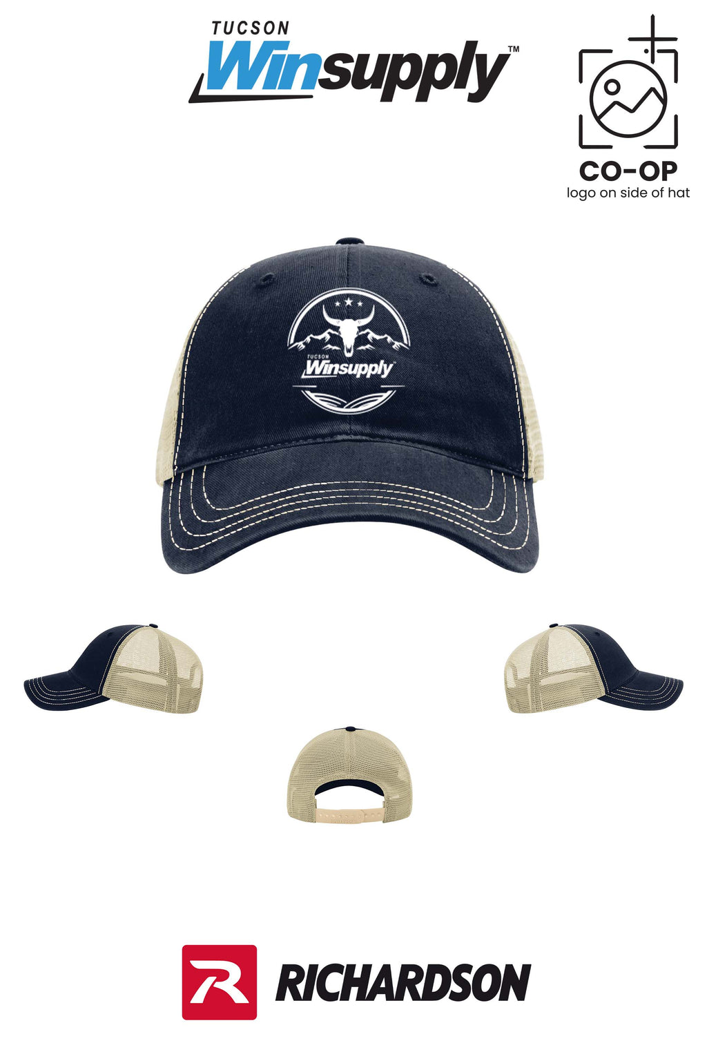 Richardson 111 Garment Washed Trucker - Winsupply Tucson AZ