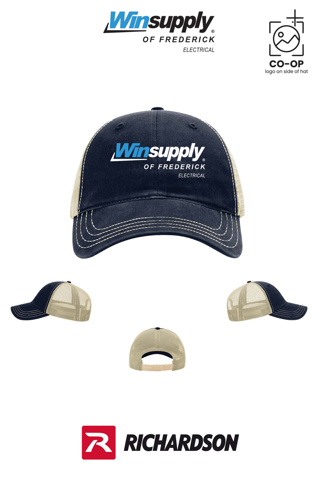 Richardson 111 Garment Washed Trucker - Winsupply of Frederick