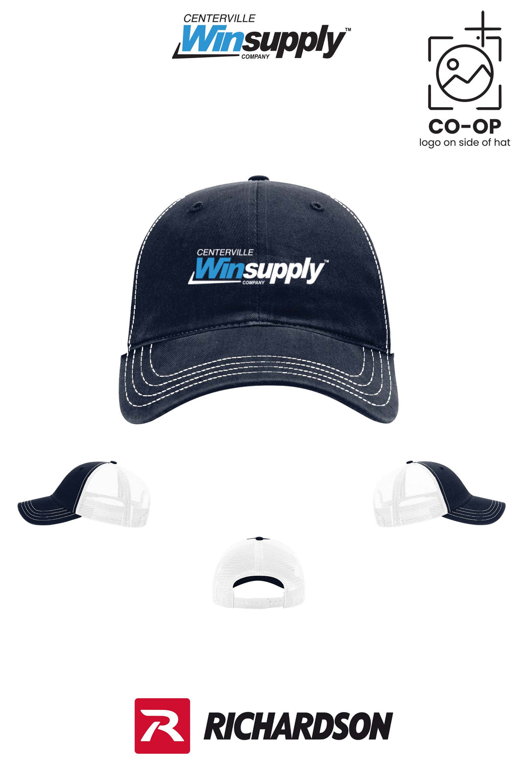 Richardson 111 Garment Washed Trucker - Winsupply Centerville OH