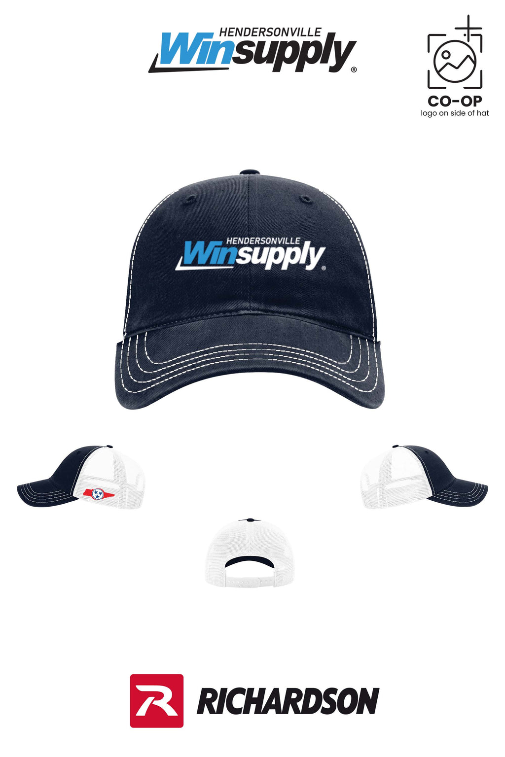 Richardson 111 Garment Washed Trucker - Winsupply of Hendersonville