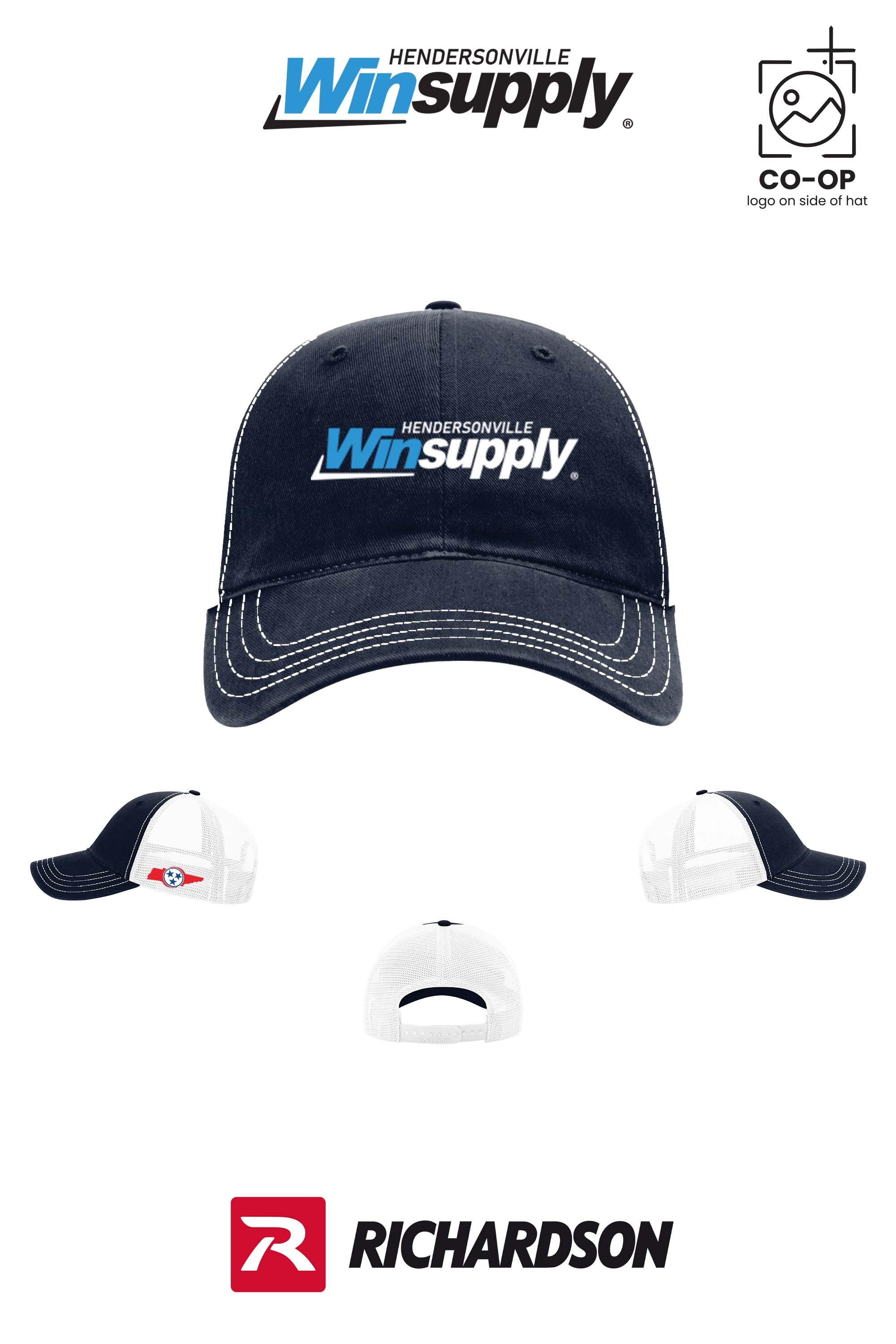 Richardson 111 Garment Washed Trucker - Winsupply of Hendersonville