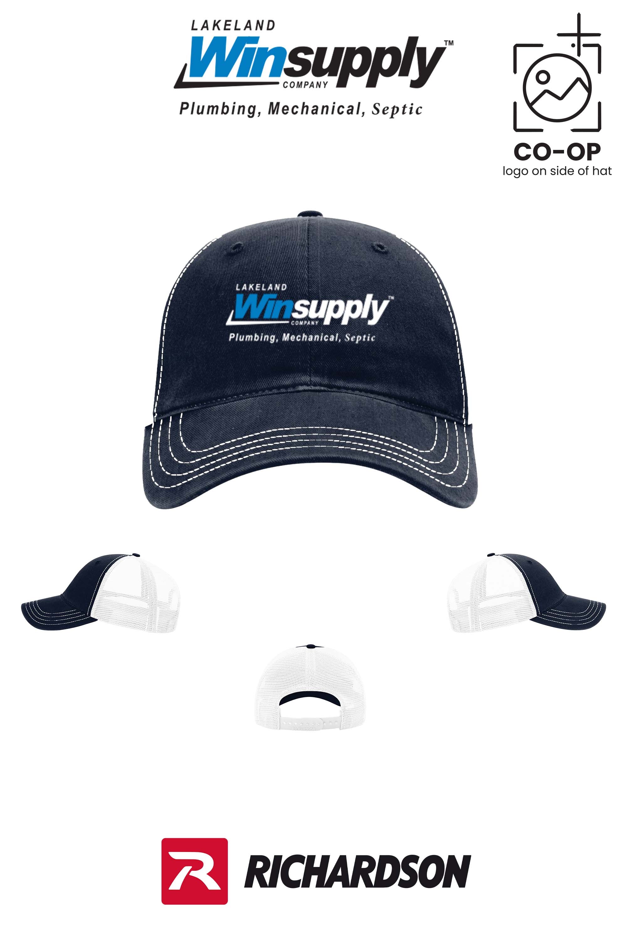 Richardson 111 Garment Washed Trucker - Lakeland Winsupply