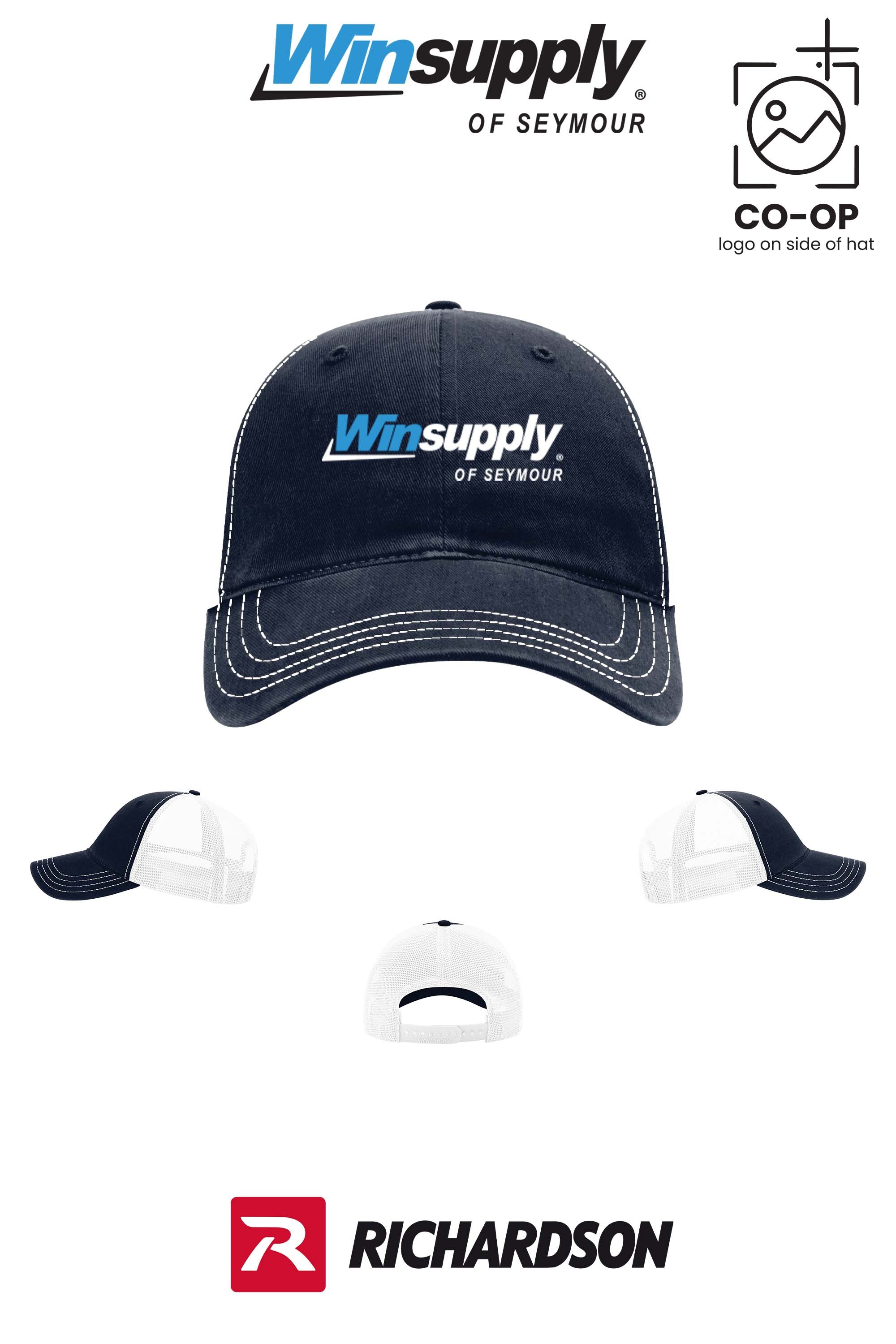 Richardson 111 Garment Washed Trucker - Winsupply of Seymour IN