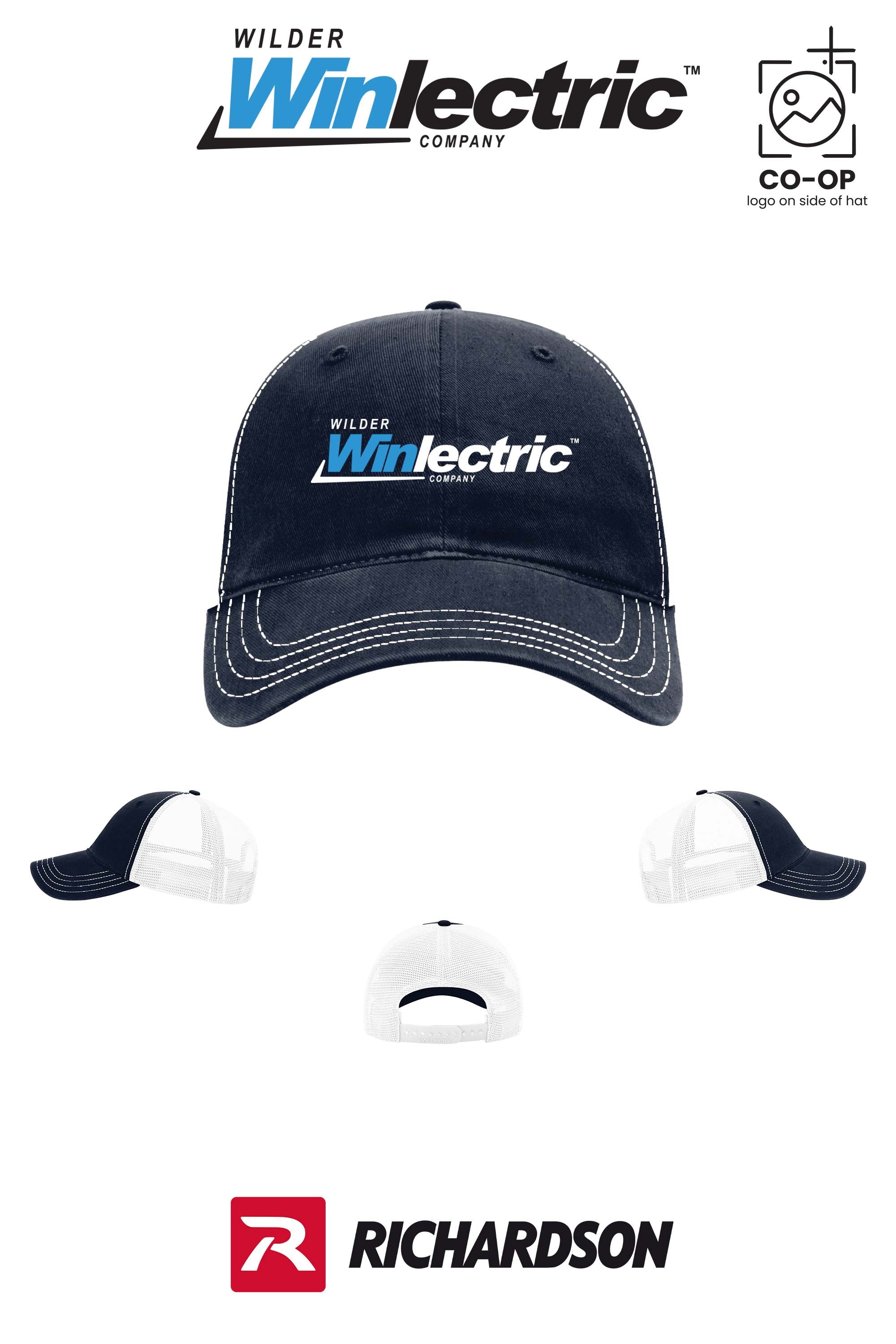 Richardson 111 Garment Washed Trucker - Wilder Winlectric