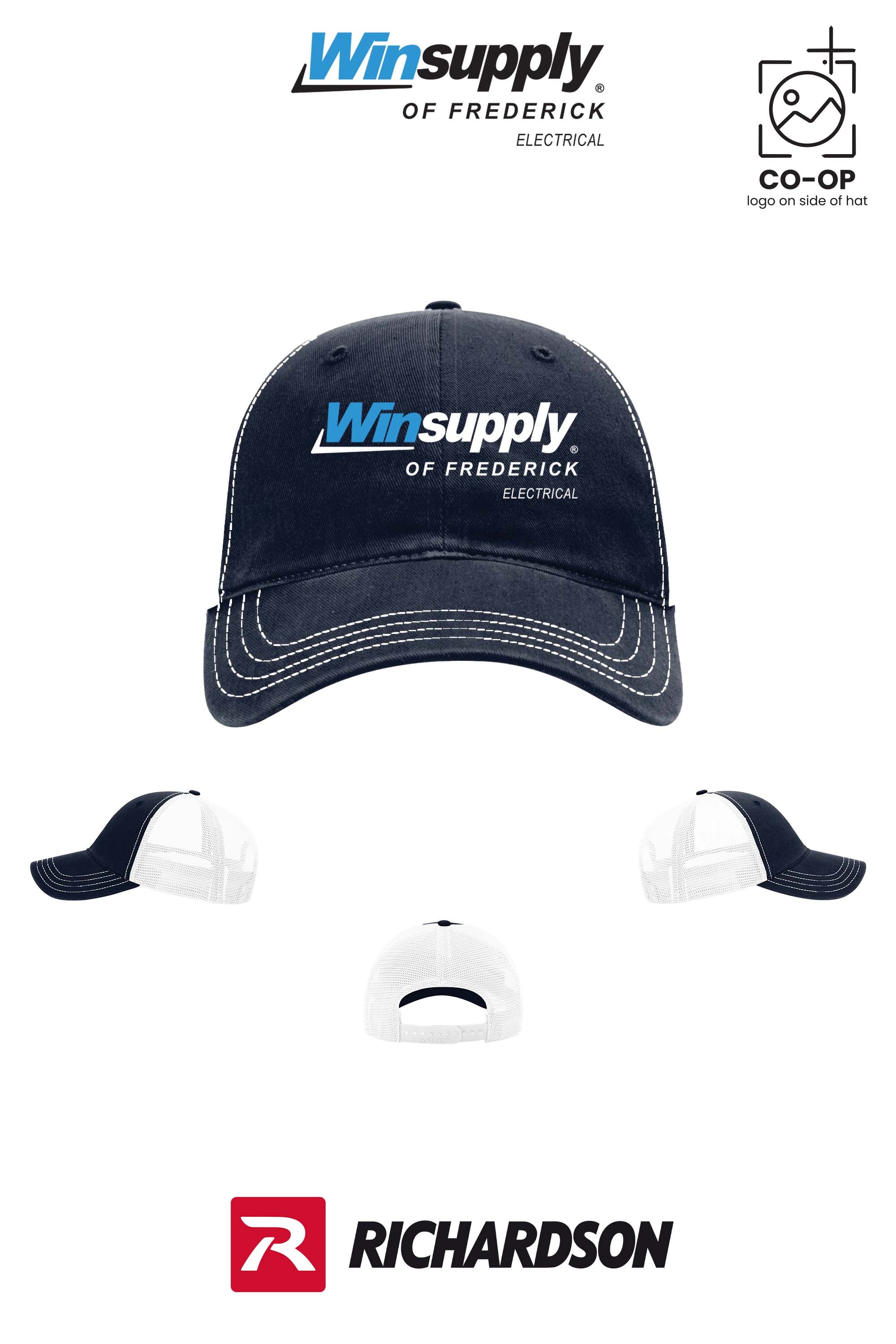 Richardson 111 Garment Washed Trucker - Winsupply of Frederick