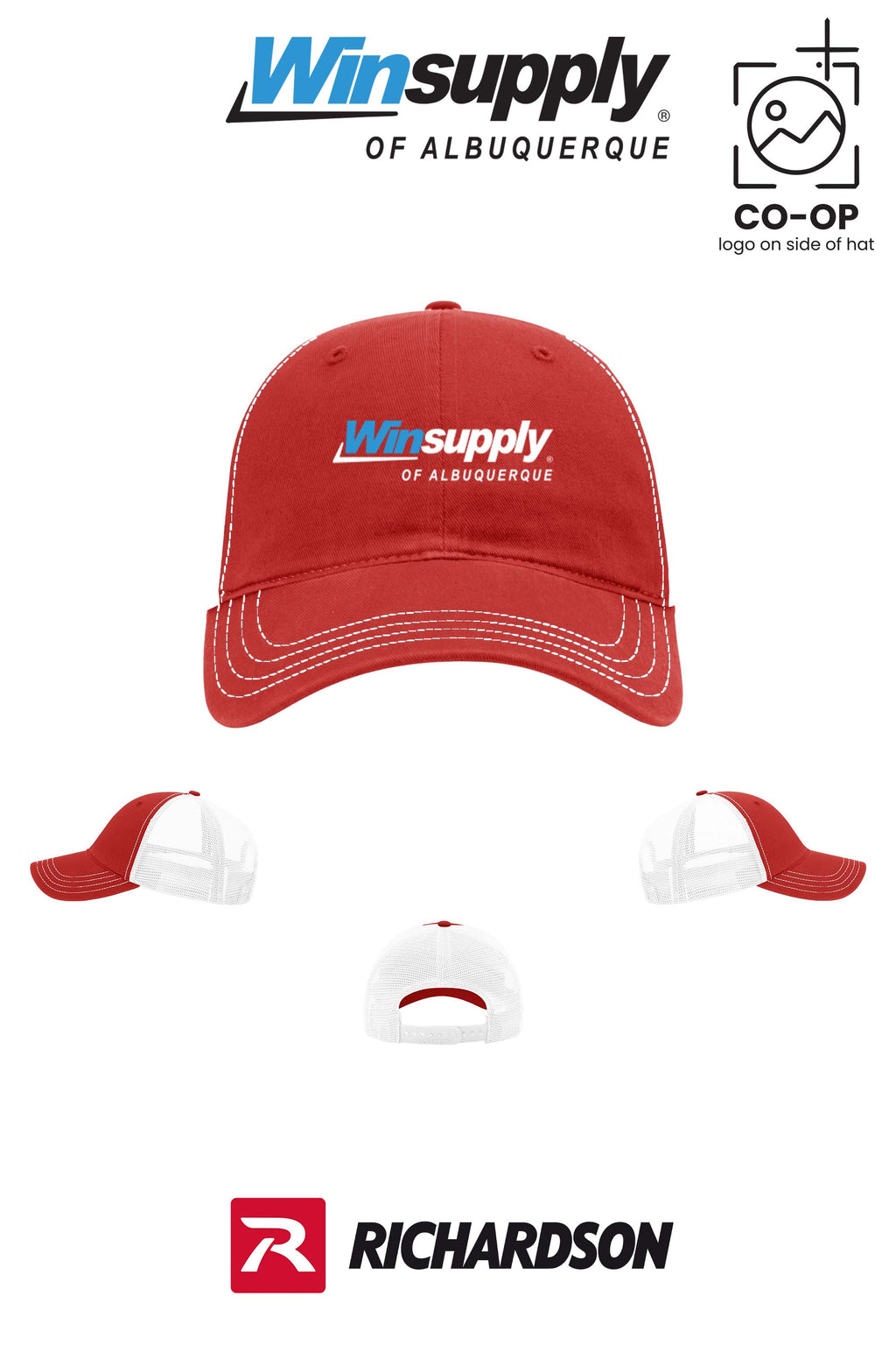 Richardson 111 Garment Washed Trucker - Winsupply of Albuquerque