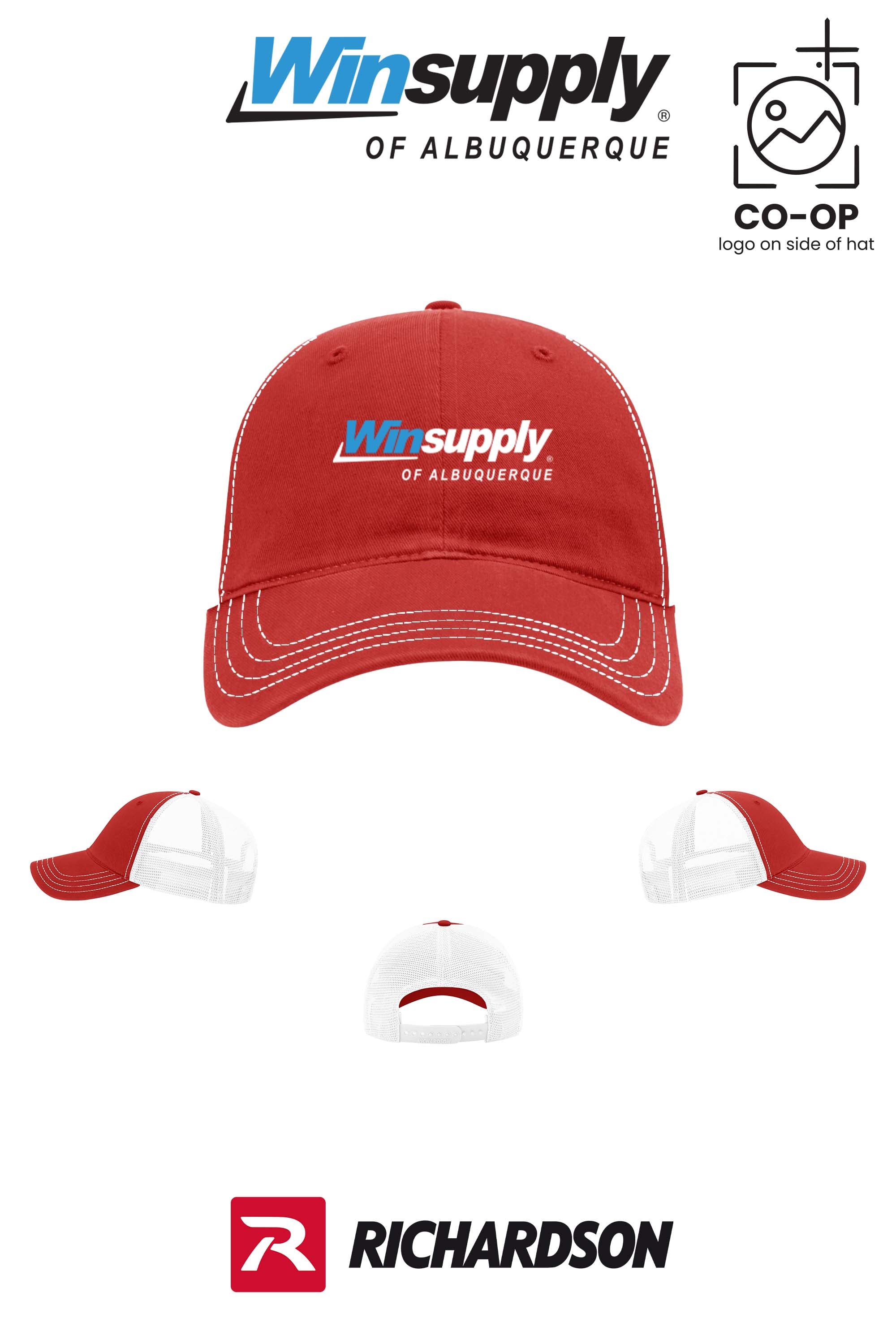 Richardson 111 Garment Washed Trucker - Winsupply of Albuquerque