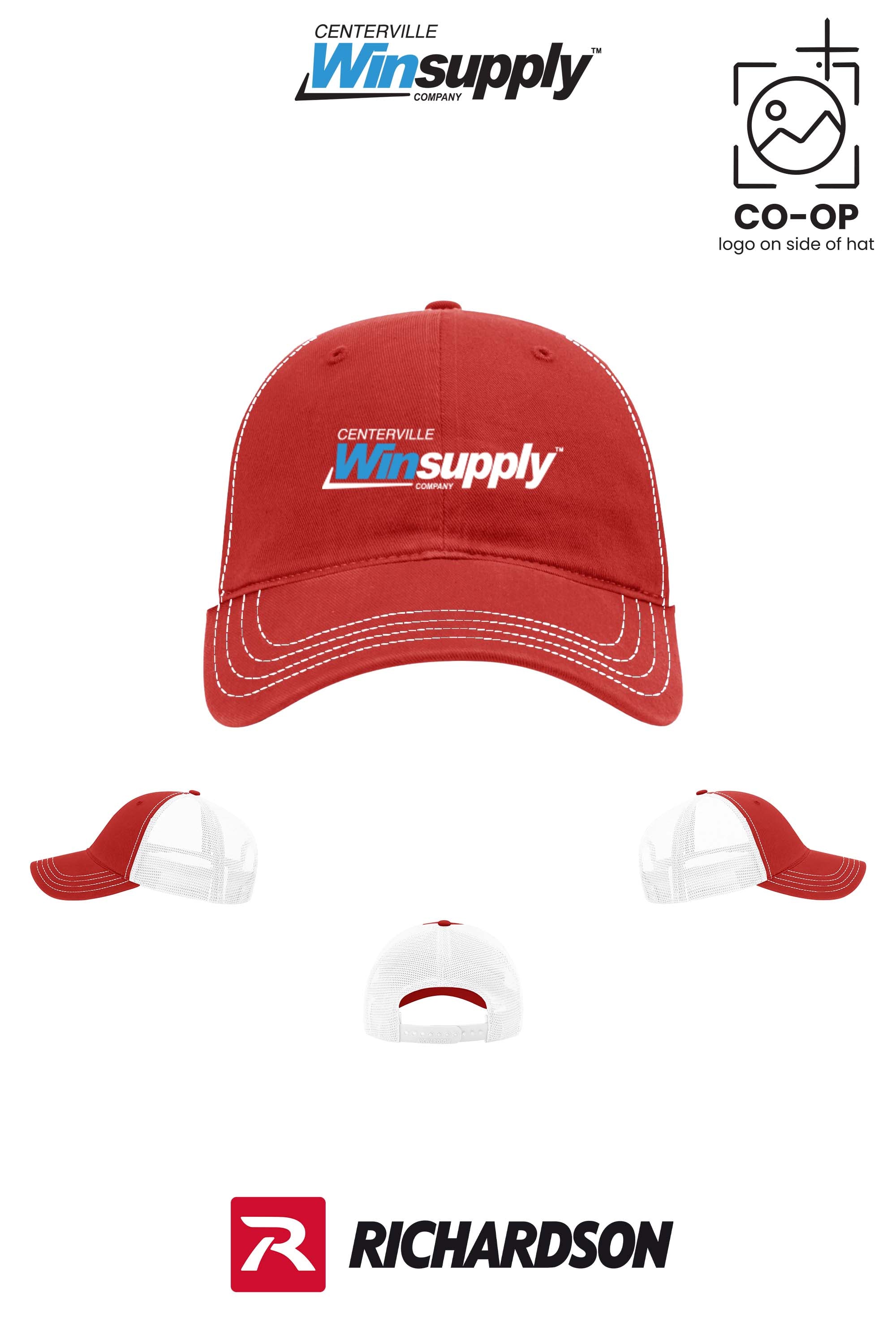 Richardson 111 Garment Washed Trucker - Winsupply Centerville OH