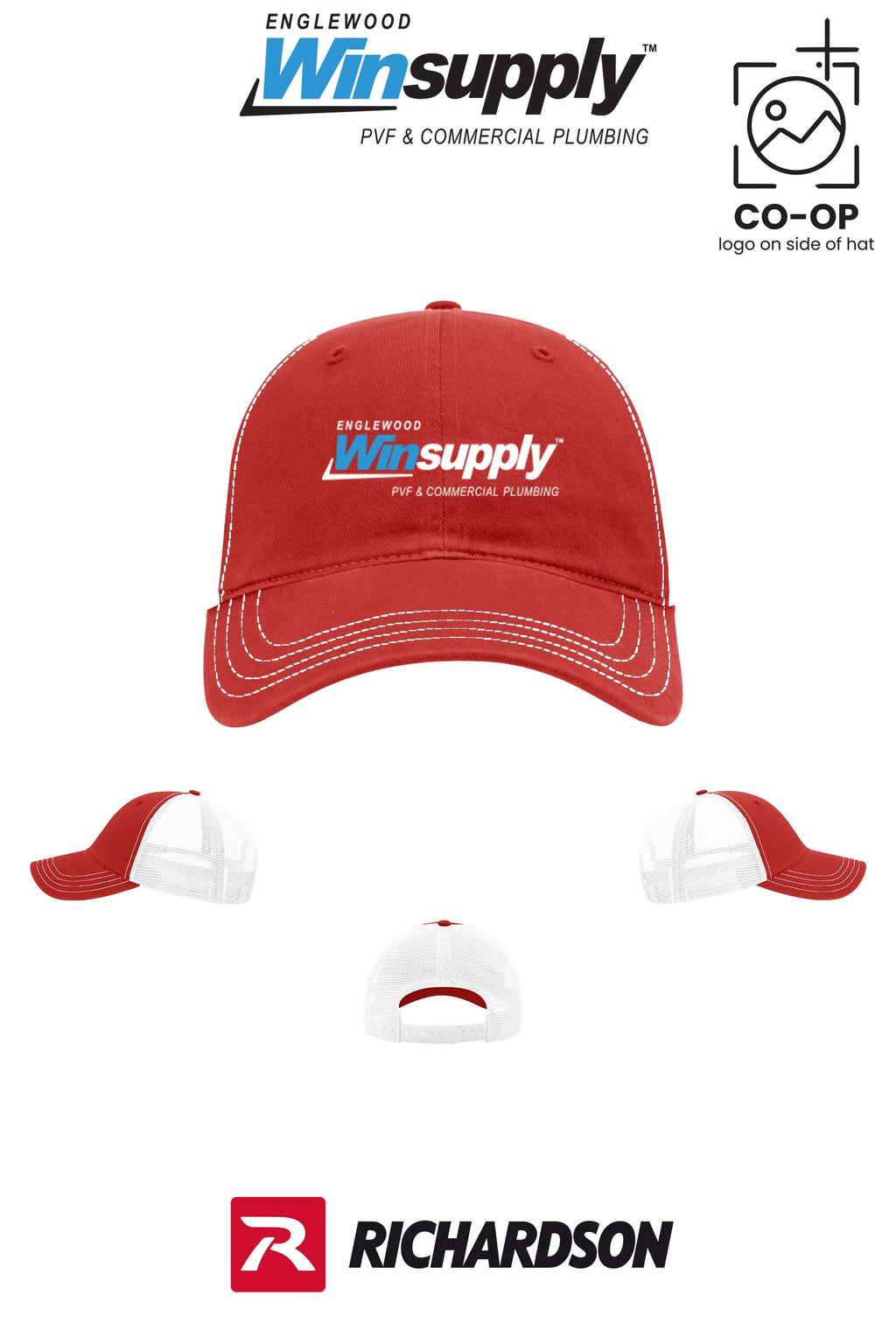 Richardson 111 Garment Washed Trucker - Englewood Winsupply