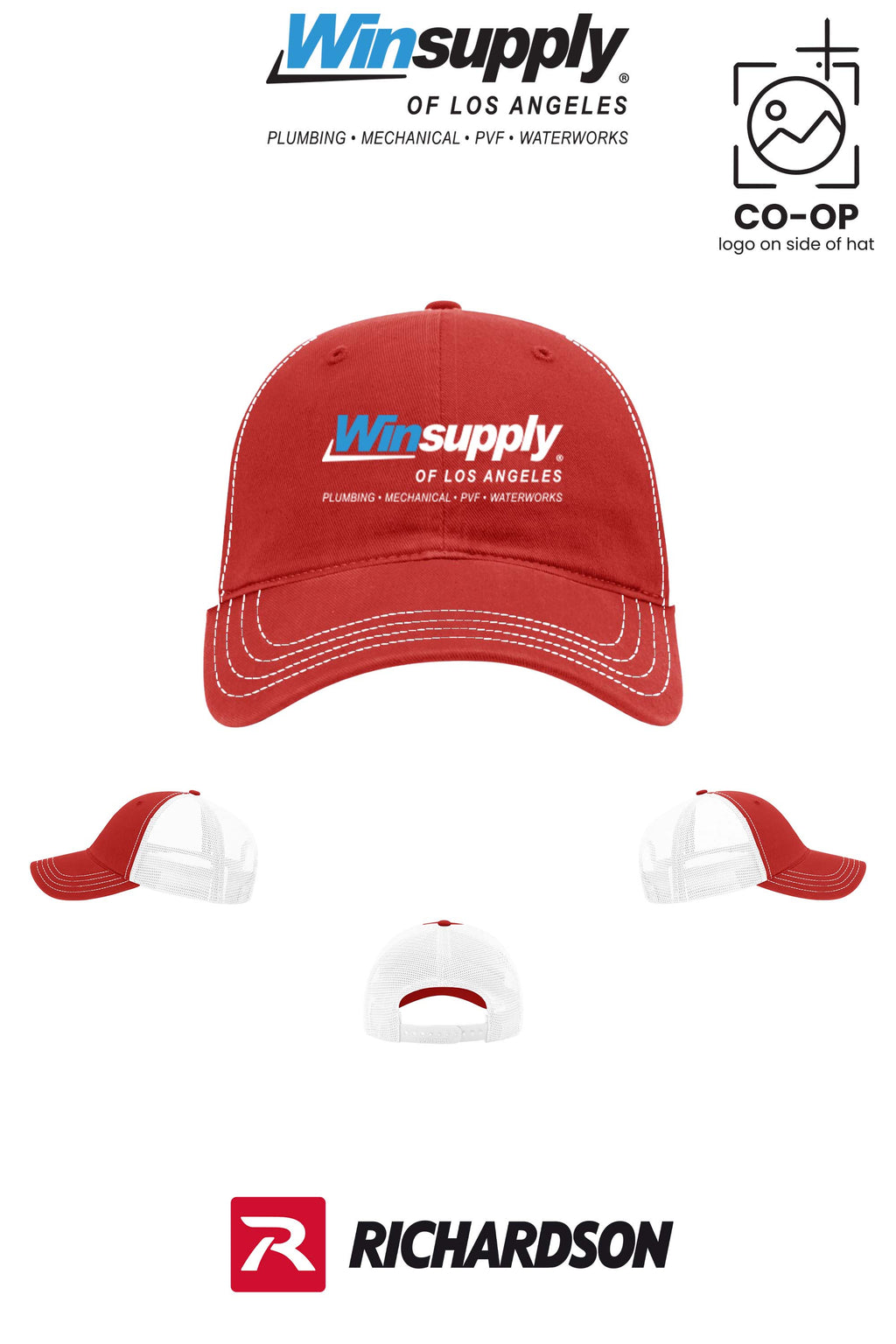 Richardson 111 Garment Washed Trucker - Winsupply of Los Angeles