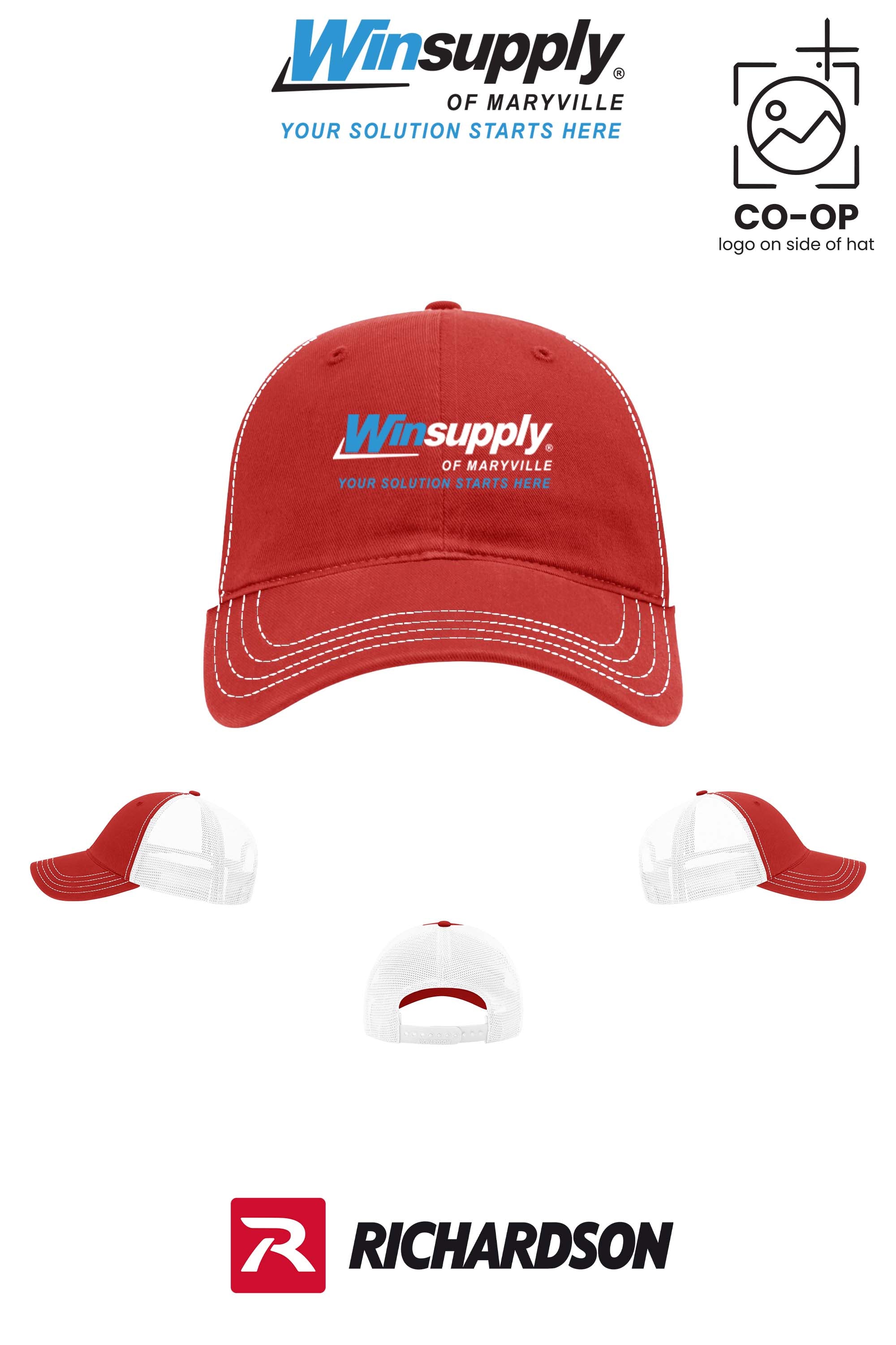 Richardson 111 Garment Washed Trucker - Winsupply of Maryville