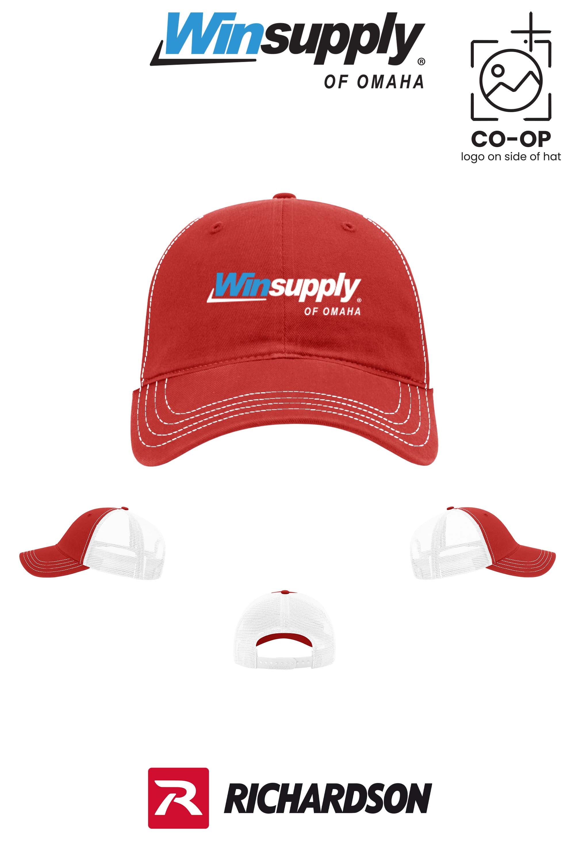 Richardson 111 Garment Washed Trucker - Winsupply of Omaha