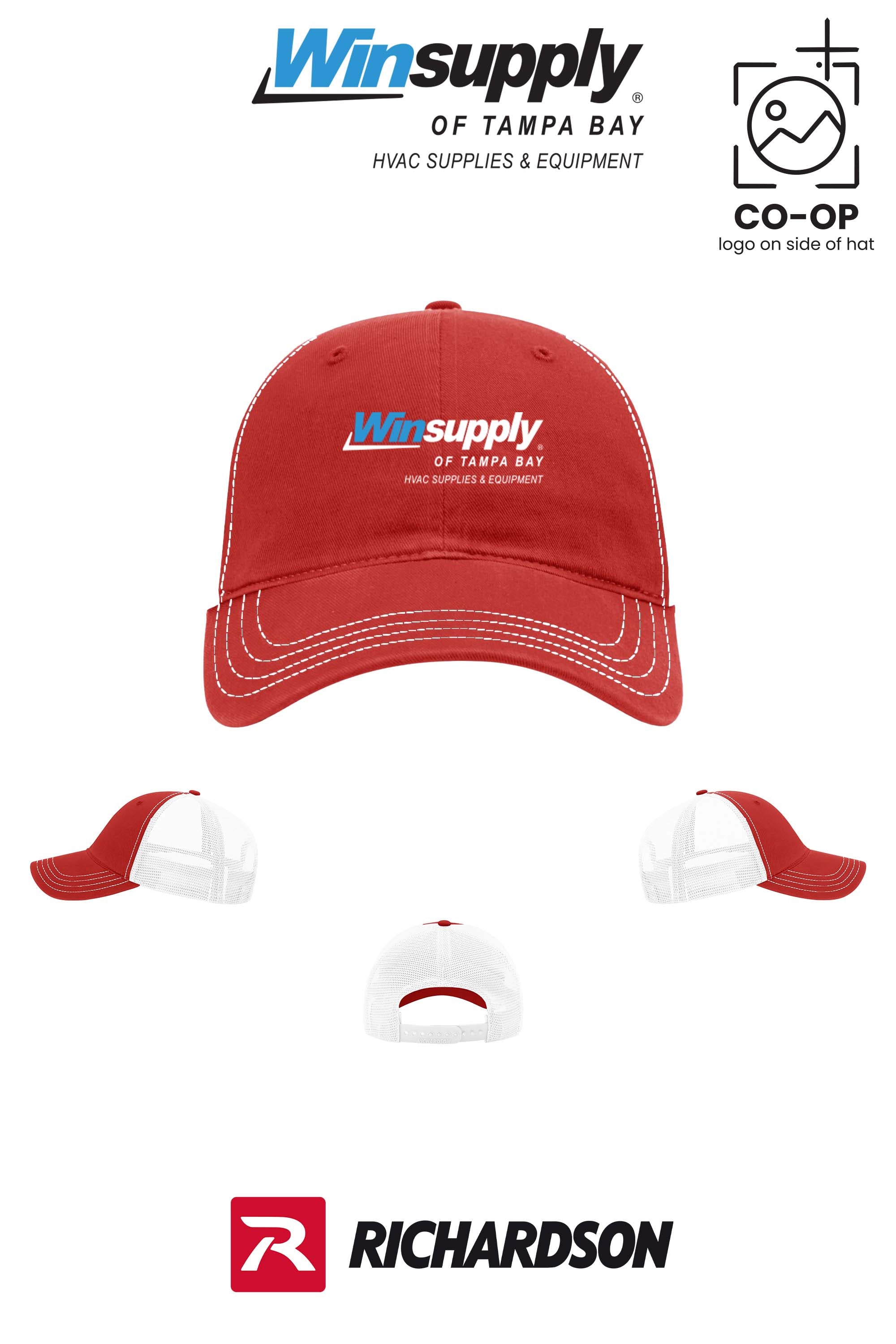 Richardson 111 Garment Washed Trucker - Winsupply of Tampa Bay