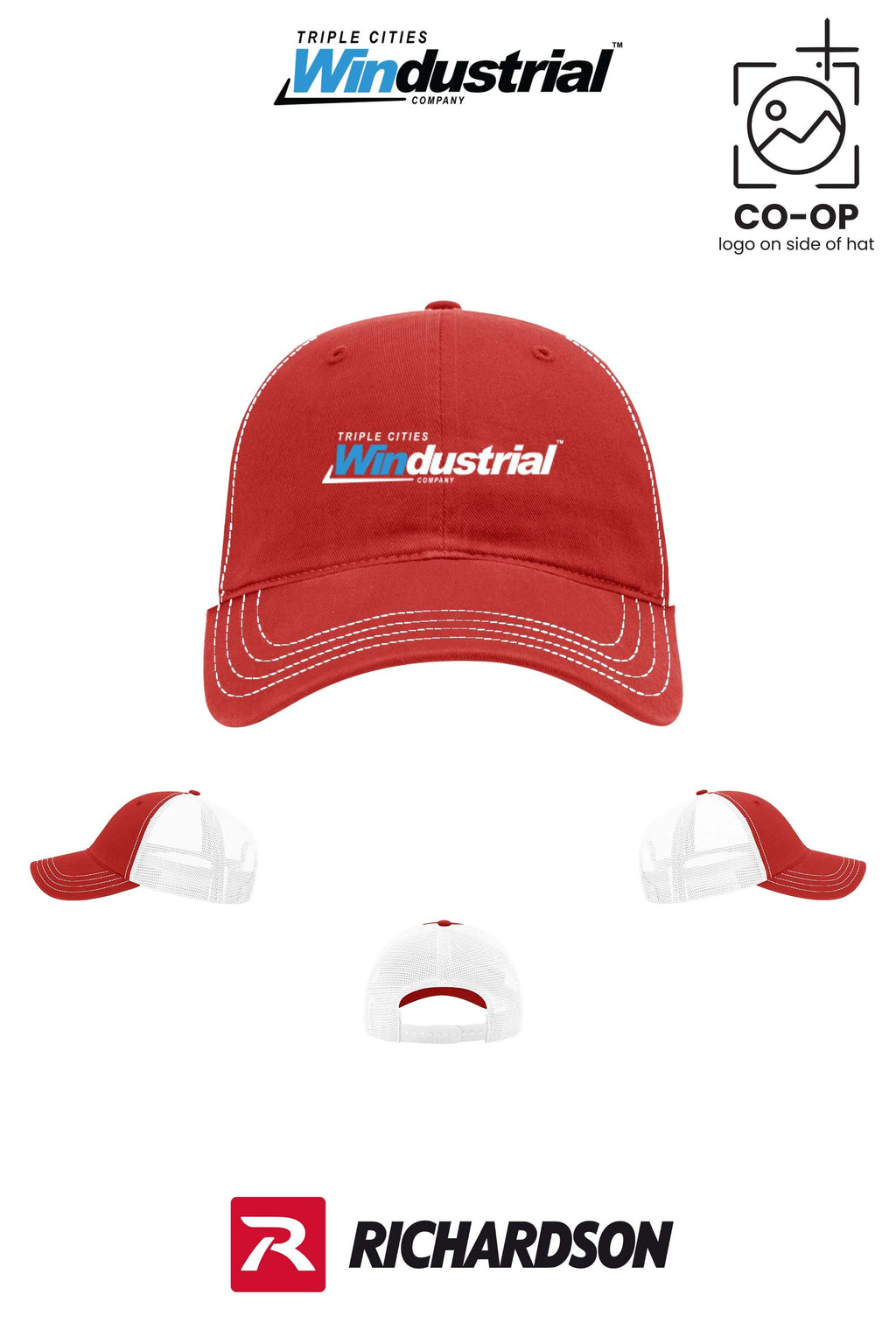 Richardson 111 Garment Washed Trucker - Windustrial Triple Cities