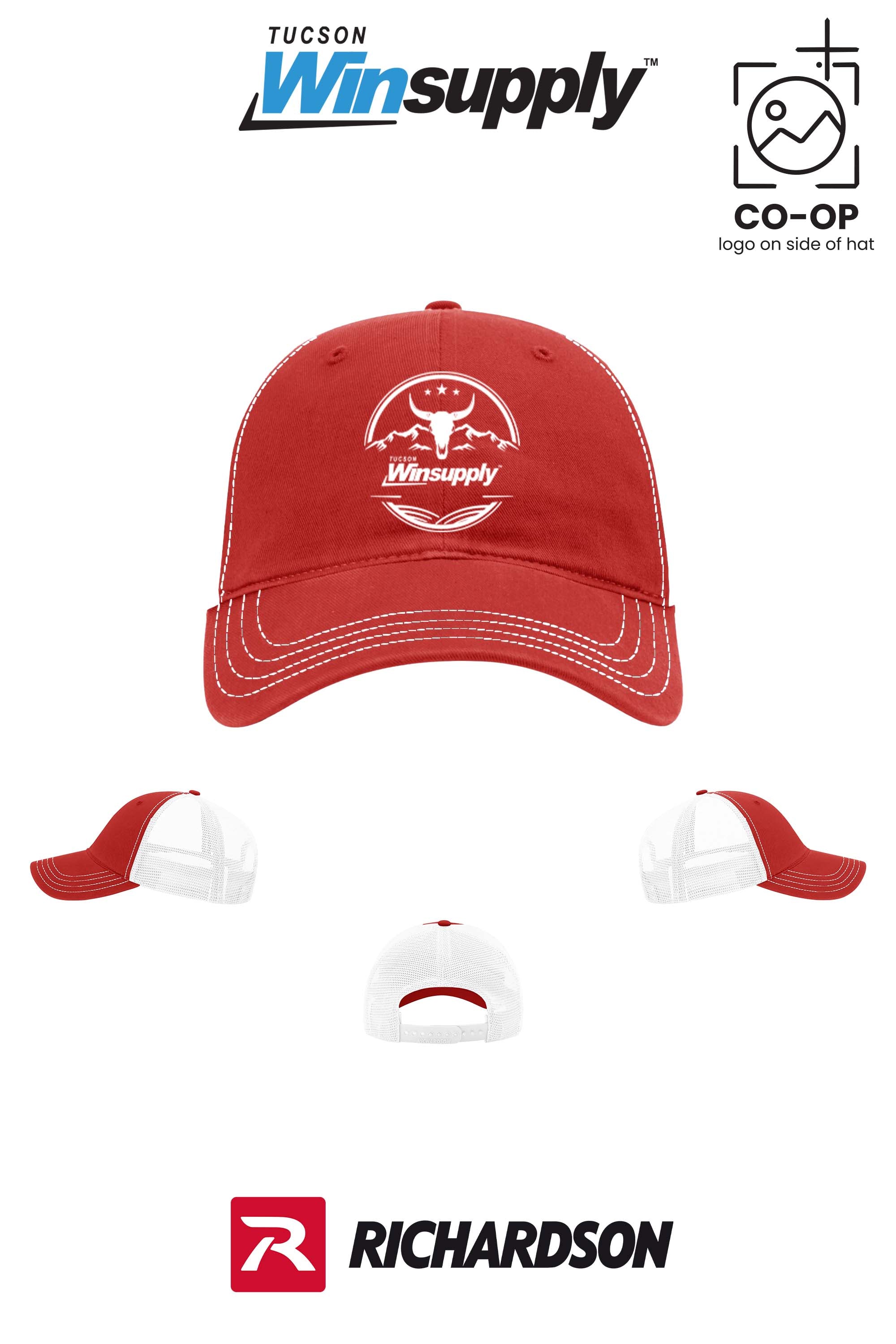 Richardson 111 Garment Washed Trucker - Winsupply Tucson AZ