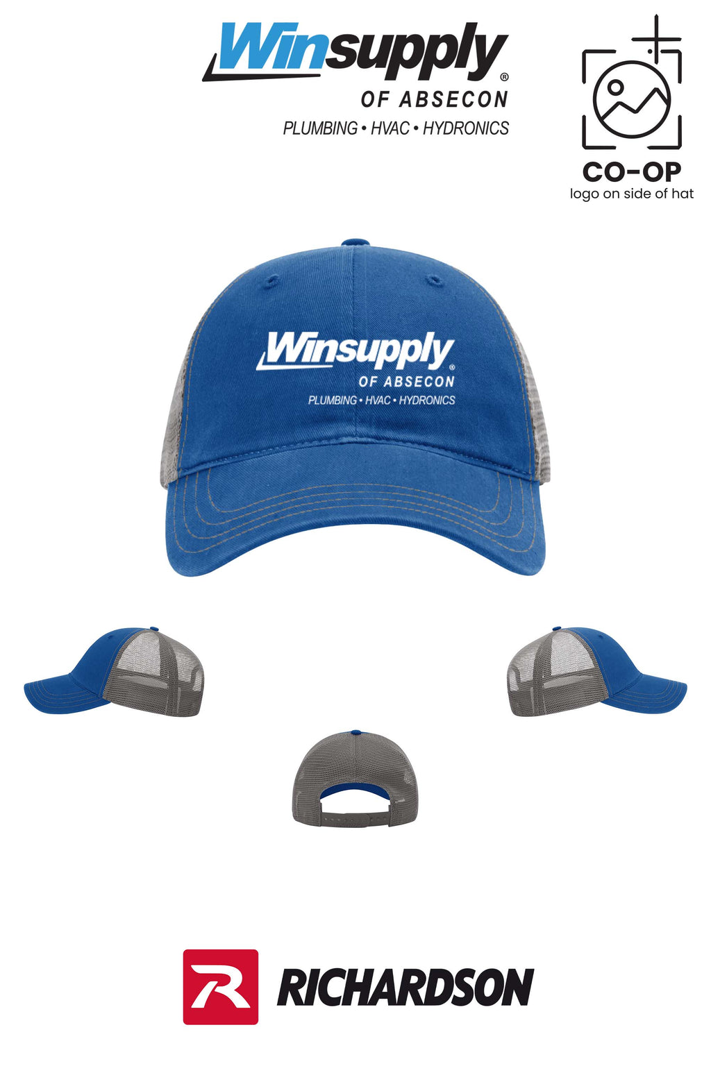Richardson 111 Garment Washed Trucker - Winsupply of Absecon