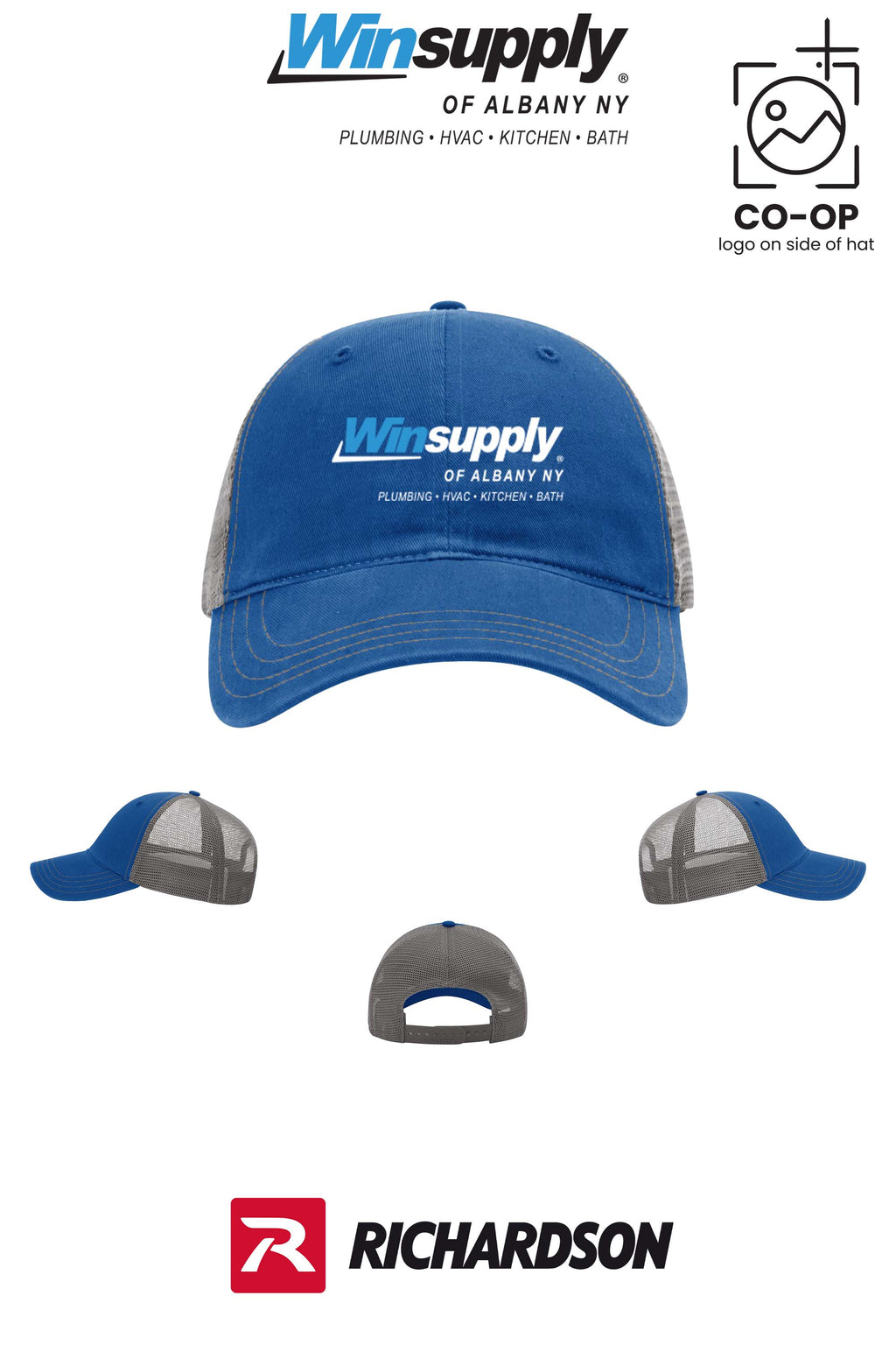 Richardson 111 Garment Washed Trucker - Winsupply of Albany NY