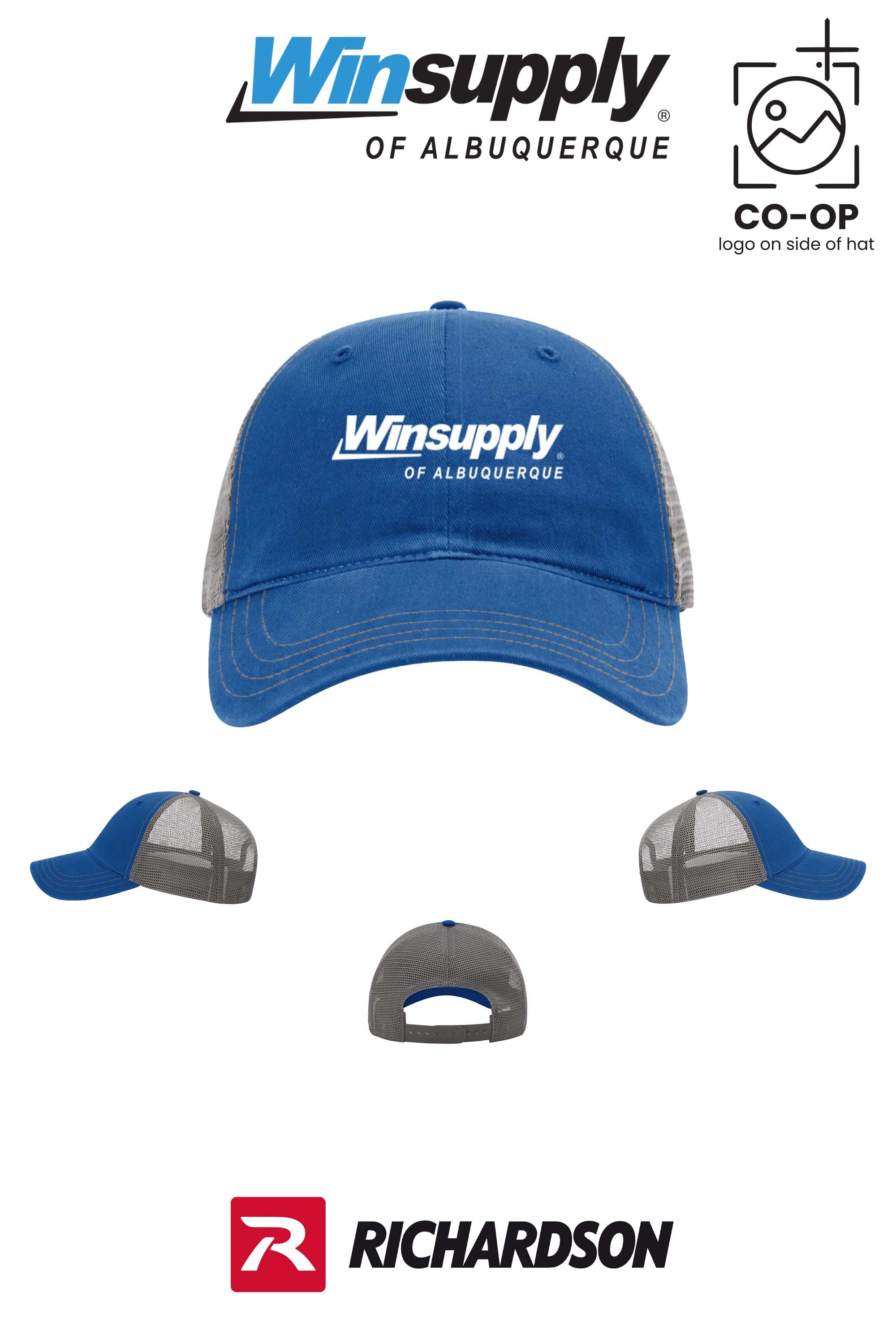 Richardson 111 Garment Washed Trucker - Winsupply of Albuquerque