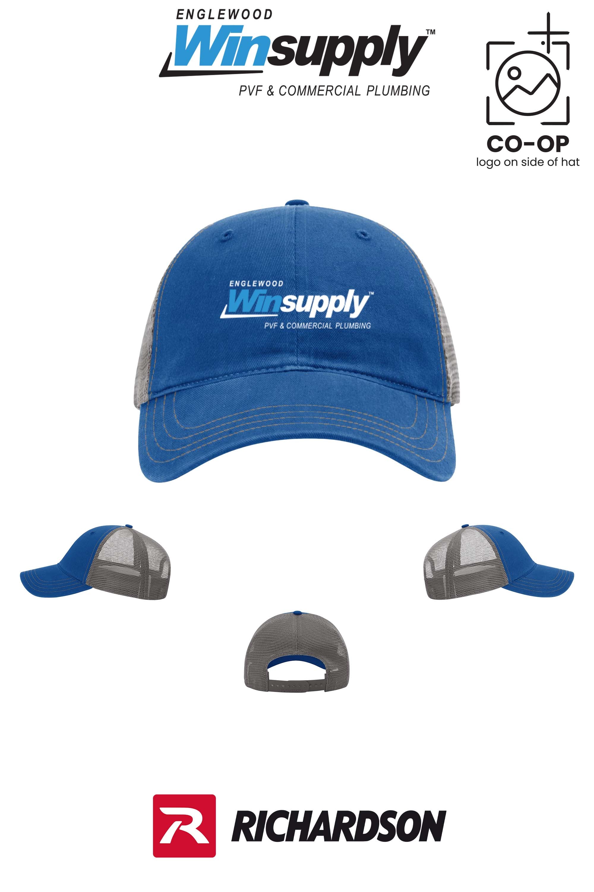 Richardson 111 Garment Washed Trucker - Englewood Winsupply