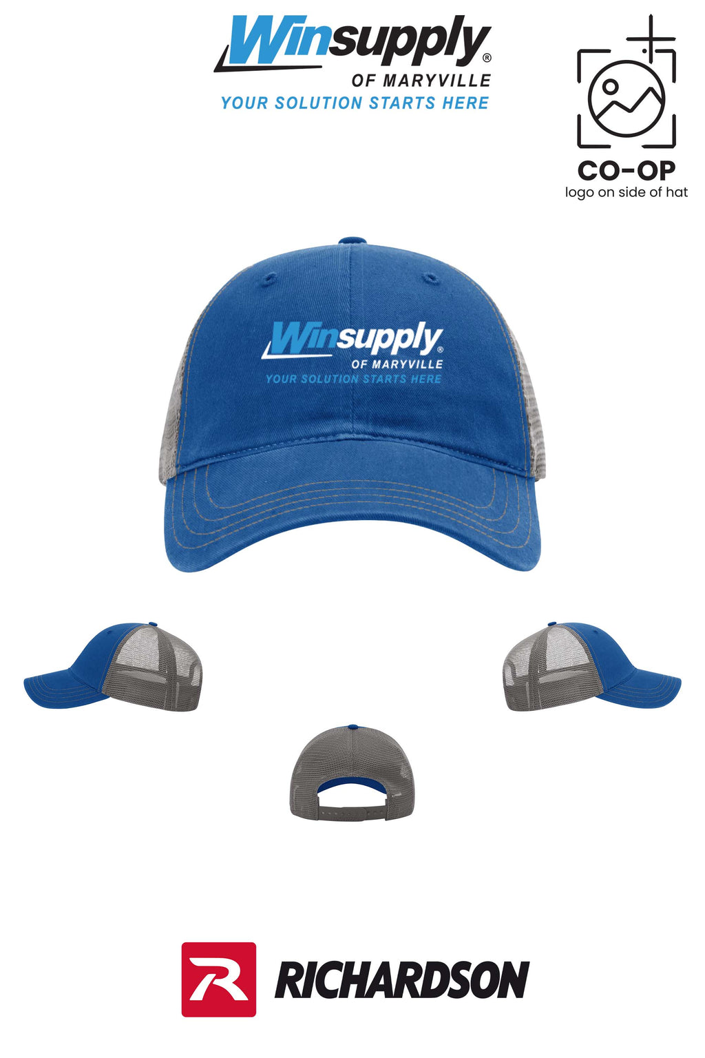 Richardson 111 Garment Washed Trucker - Winsupply of Maryville