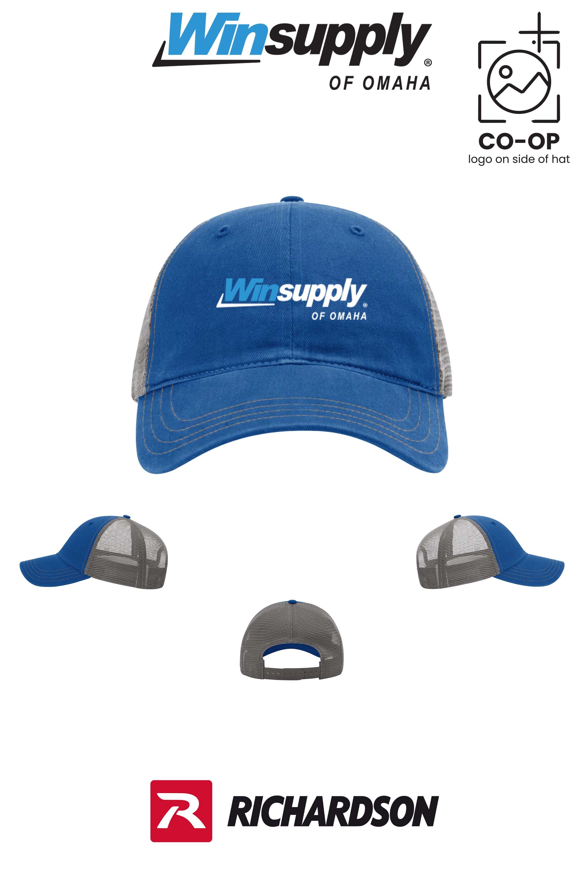 Richardson 111 Garment Washed Trucker - Winsupply of Omaha