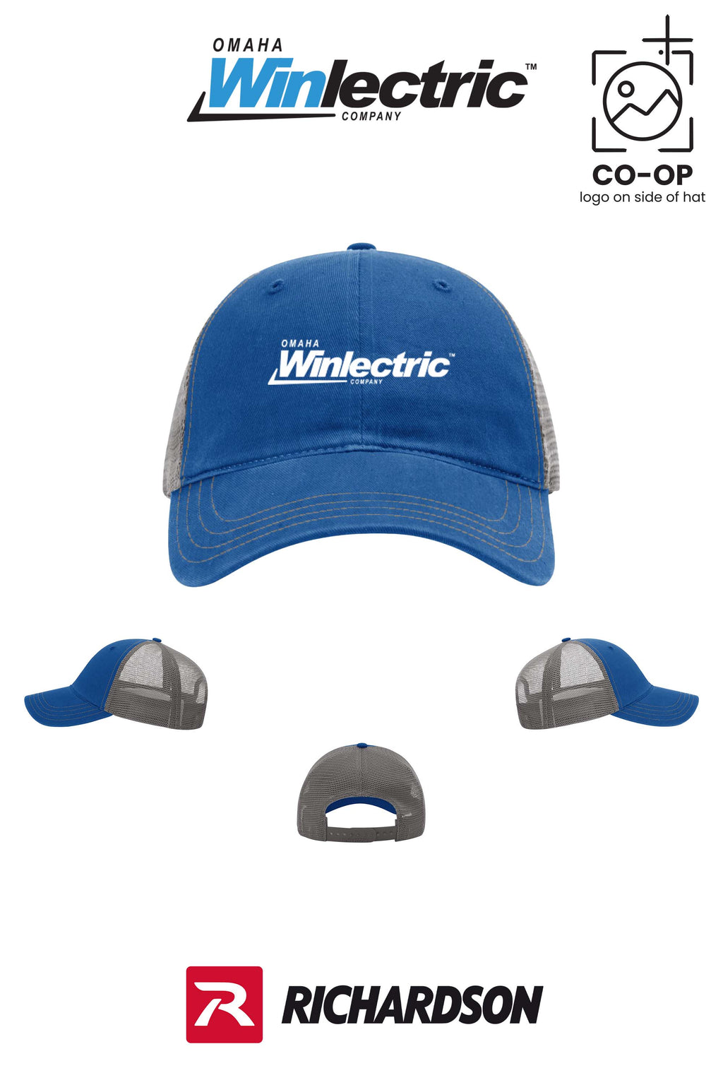 Richardson 111 Garment Washed Trucker - Omaha Winlectric