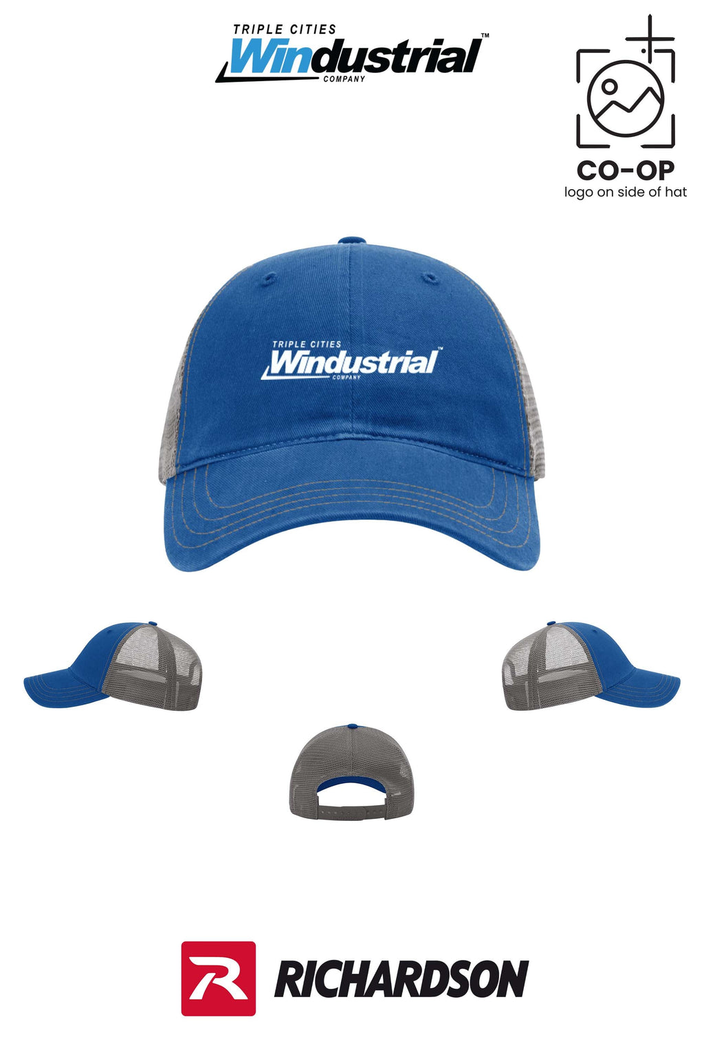 Richardson 111 Garment Washed Trucker - Windustrial Triple Cities