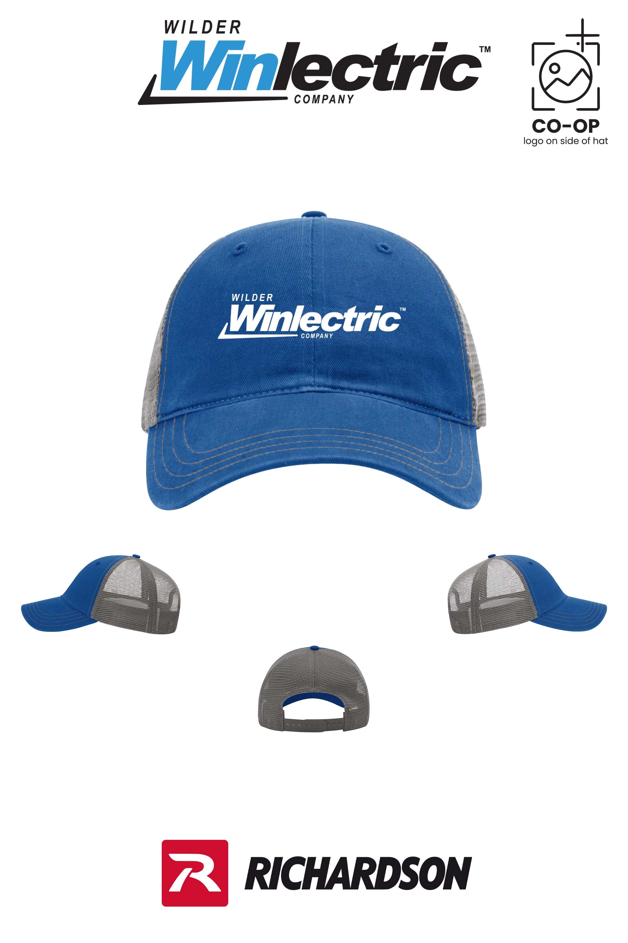 Richardson 111 Garment Washed Trucker - Wilder Winlectric