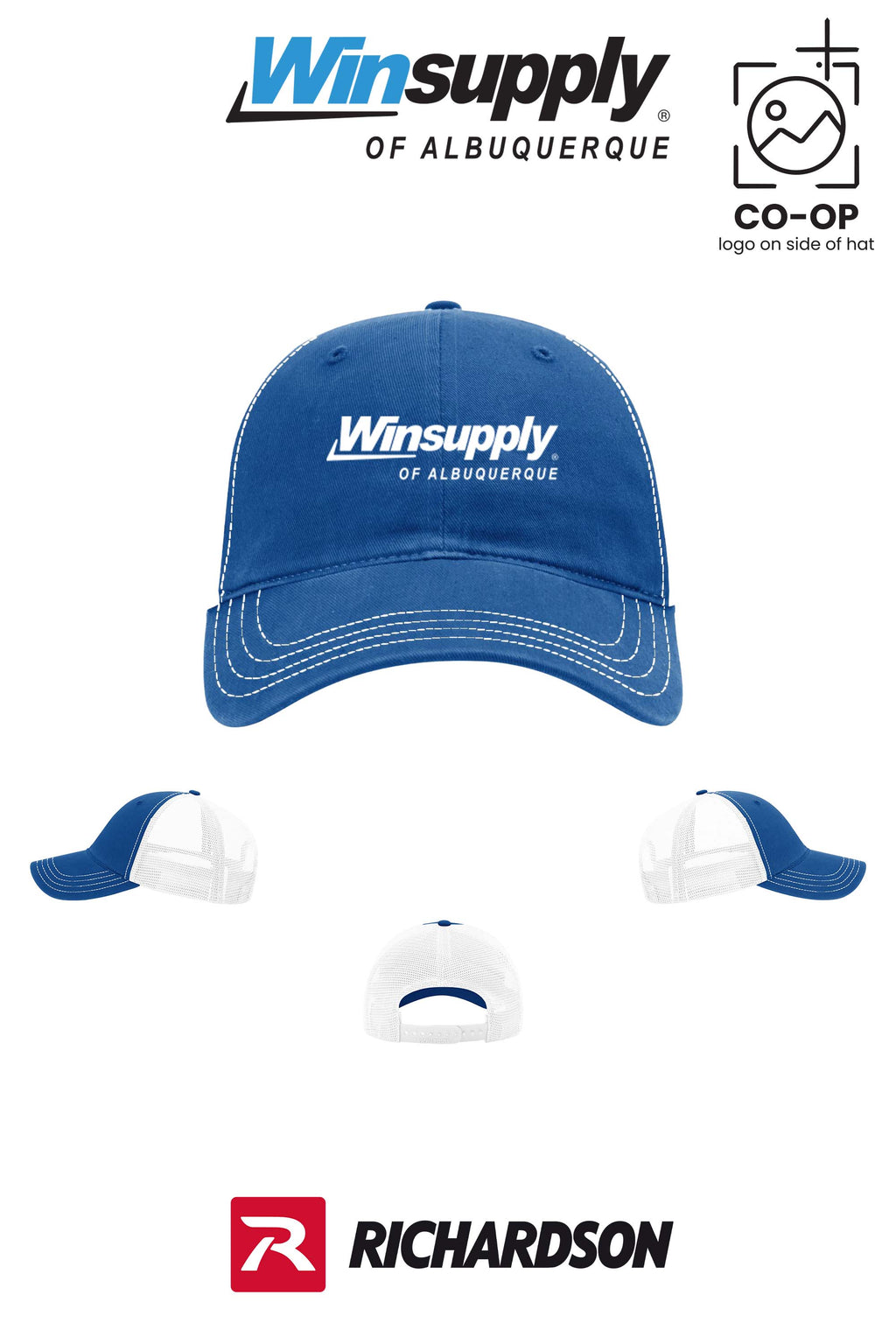 Richardson 111 Garment Washed Trucker - Winsupply of Albuquerque
