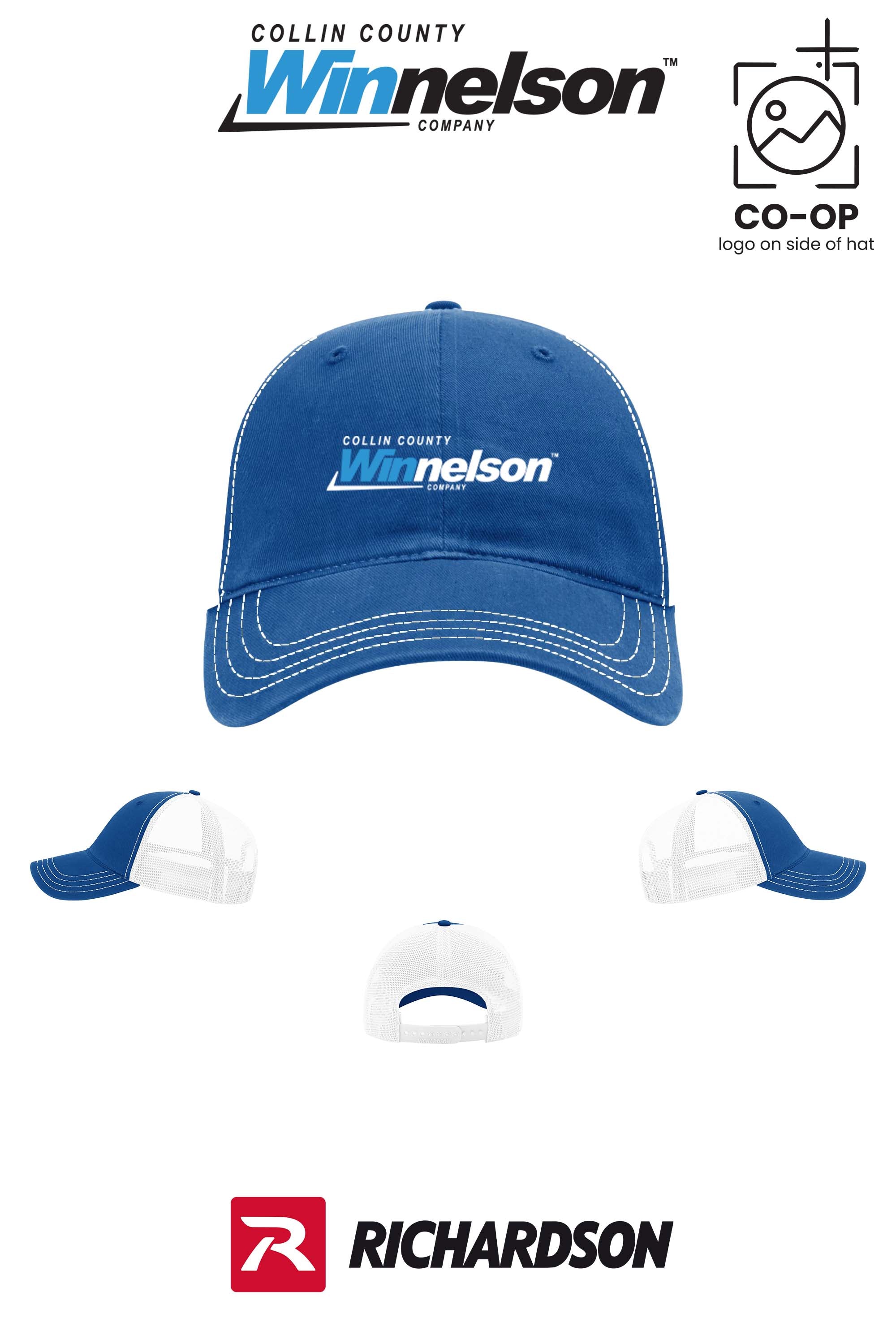 Richardson 111 Garment Washed Trucker - Collin County Winnelson