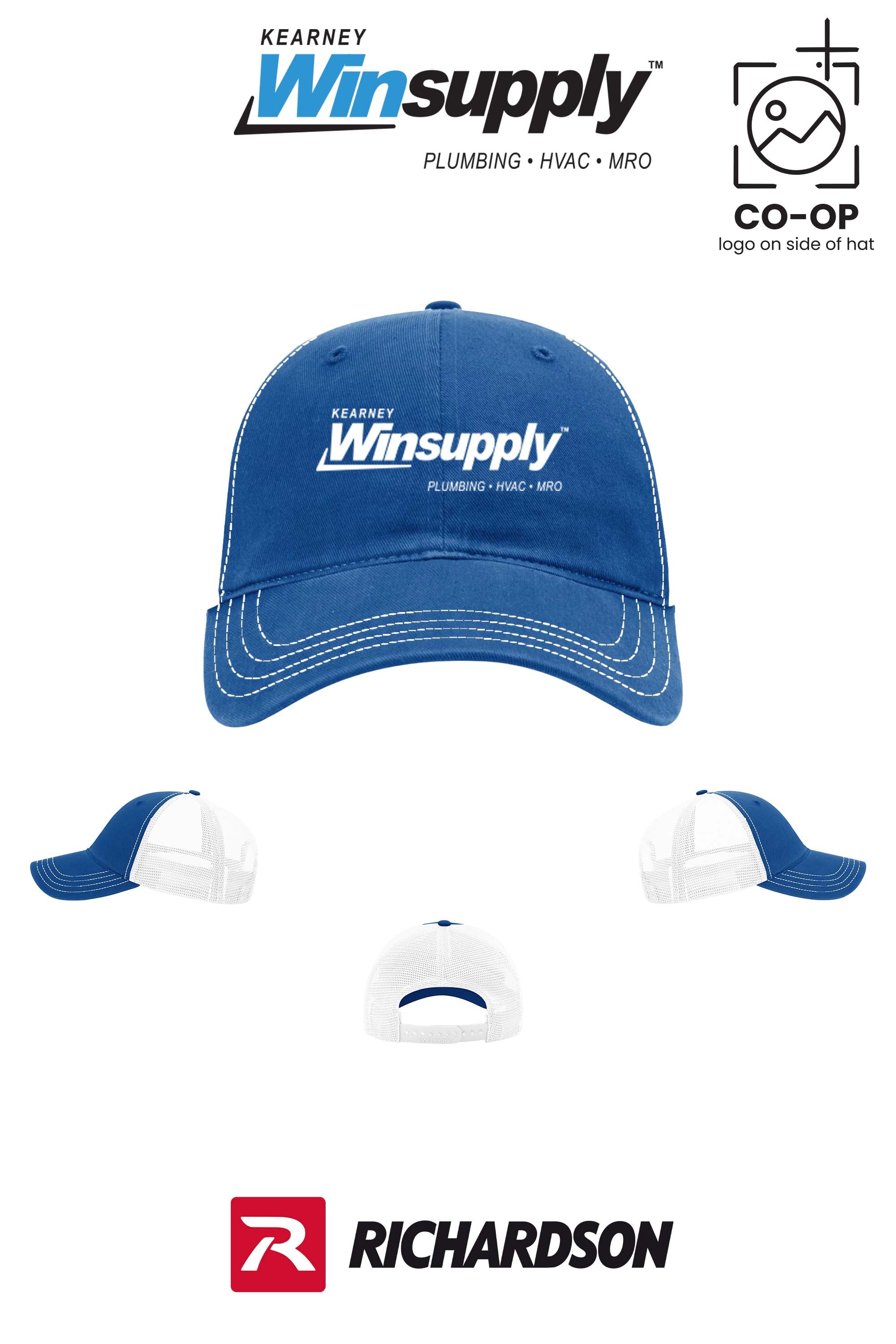 Richardson 111 Garment Washed Trucker - Kearney Winsupply