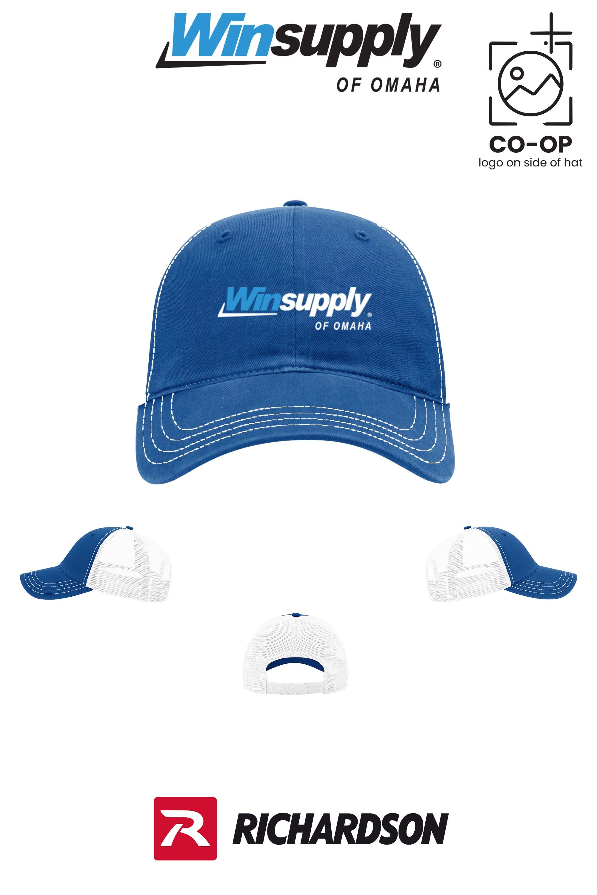 Richardson 111 Garment Washed Trucker - Winsupply of Omaha