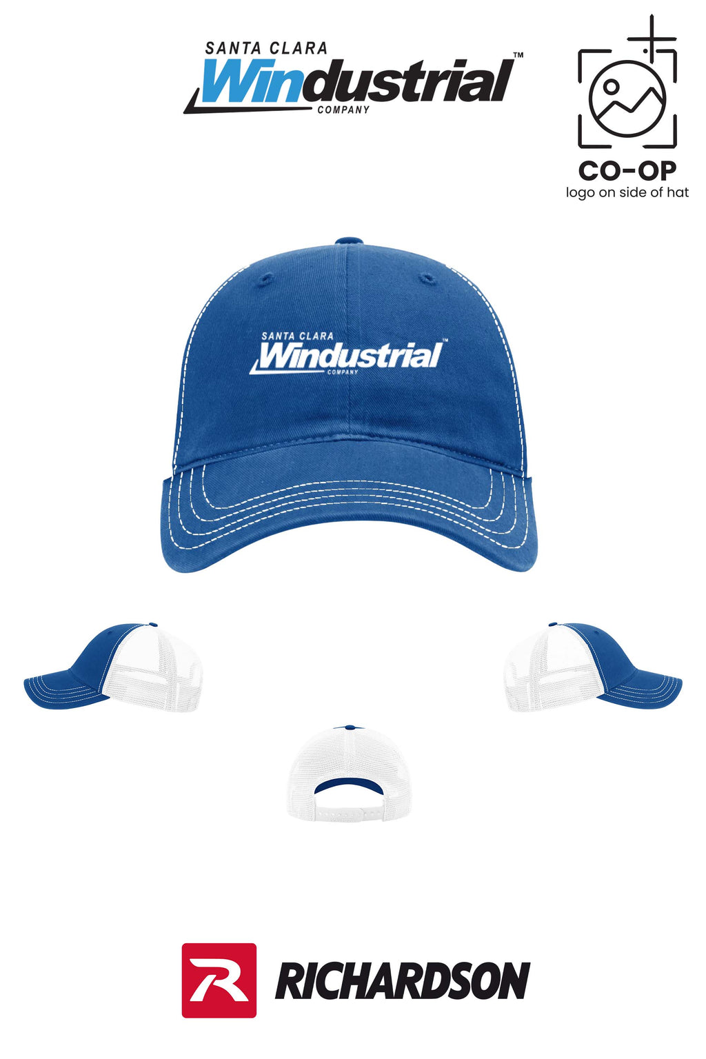 Richardson 111 Garment Washed Trucker - Santa Clara Windustrial