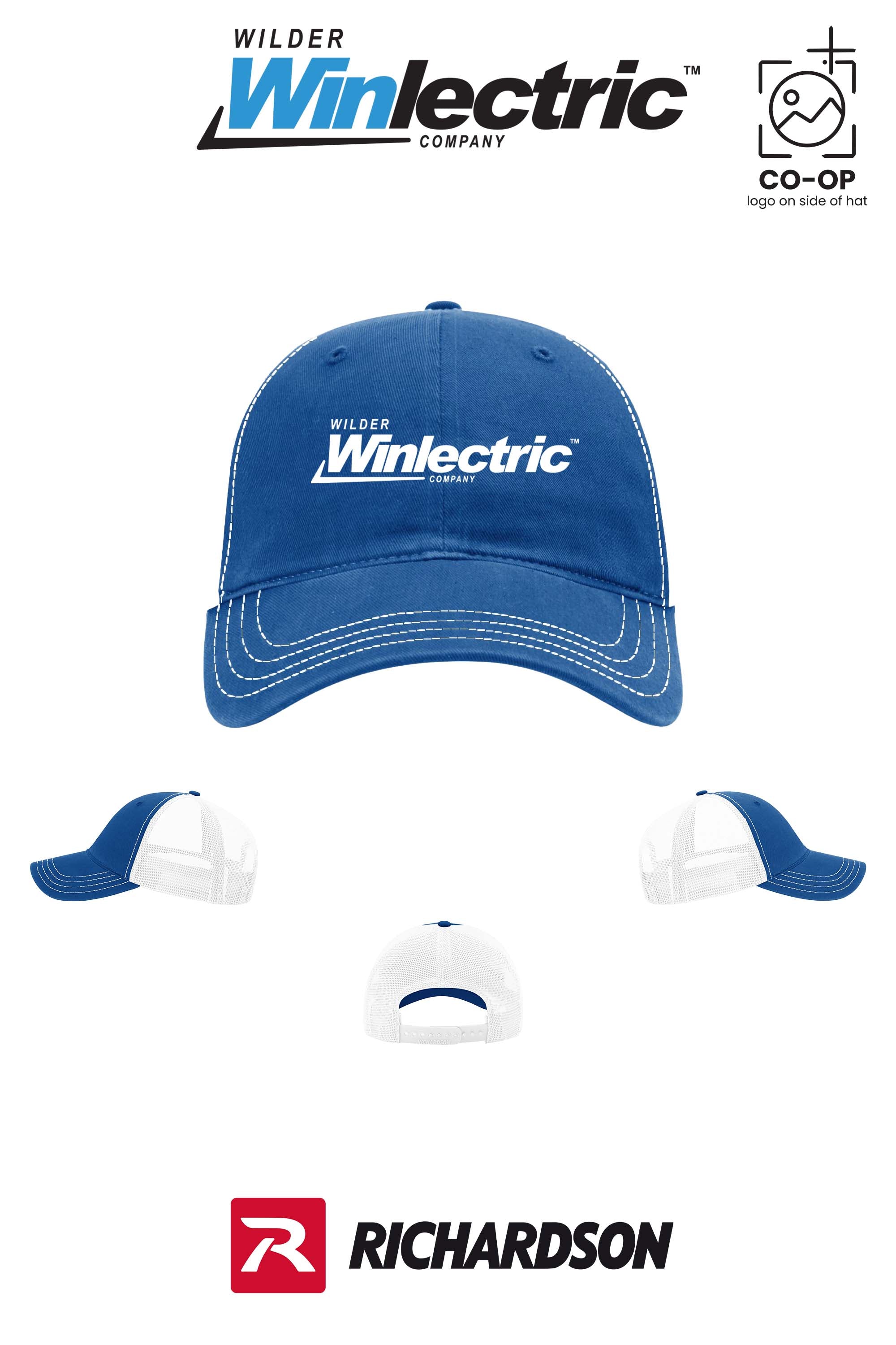 Richardson 111 Garment Washed Trucker - Wilder Winlectric
