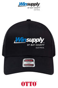 **BULK BUY SPECIAL** OTTO CAP® 6 Panel Mid Profile Mesh Back Trucker Hat - Winsupply Bay County FL