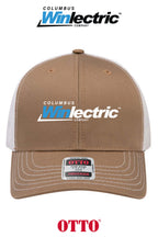 **BULK BUY SPECIAL** OTTO CAP® 6 Panel Mid Profile Mesh Back Trucker Hat - Columbus Winlectric