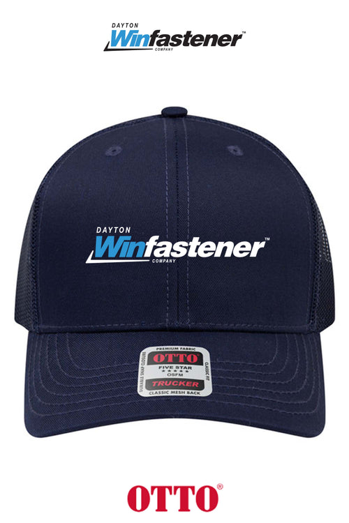 **BULK BUY SPECIAL** OTTO CAP® 6 Panel Mid Profile Mesh Back Trucker Hat - Dayton Winfastener