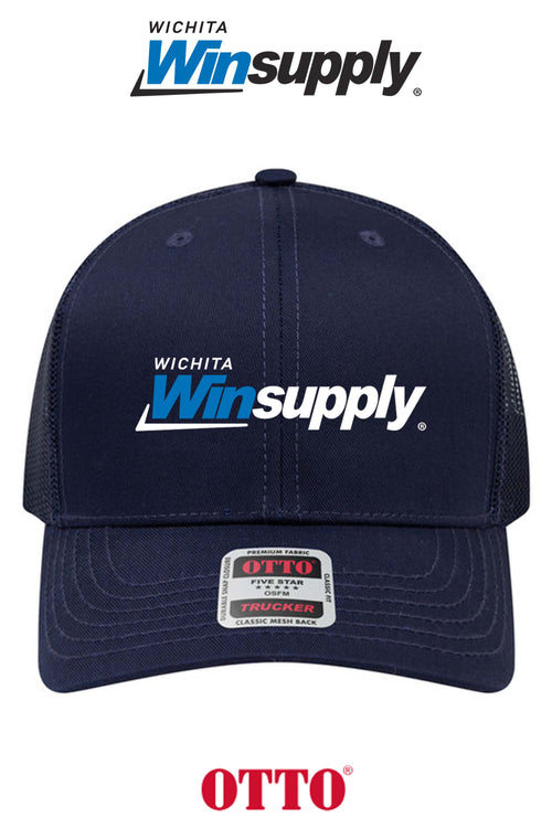 **BULK BUY SPECIAL** OTTO CAP® 6 Panel Mid Profile Mesh Back Trucker Hat - Wichita Winsupply