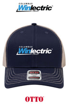 **BULK BUY SPECIAL** OTTO CAP® 6 Panel Mid Profile Mesh Back Trucker Hat - Columbus Winlectric