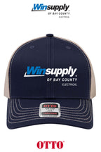 **BULK BUY SPECIAL** OTTO CAP® 6 Panel Mid Profile Mesh Back Trucker Hat - Winsupply Bay County FL