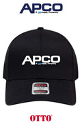 **BULK BUY SPECIAL** OTTO CAP® 6 Panel Mid Profile Mesh Back Trucker Hat - APCO Supply - Indianapolis