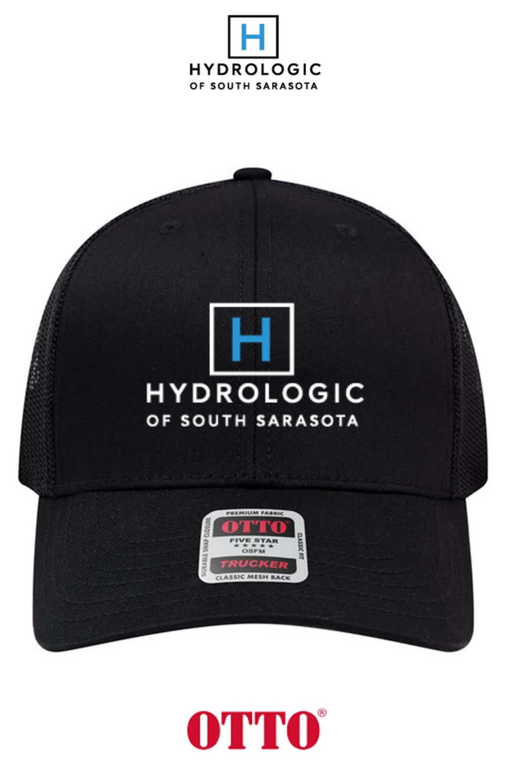 **BULK BUY SPECIAL** OTTO CAP® 6 Panel Mid Profile Mesh Back Trucker Hat - Winsupply Sarasota FL Co.